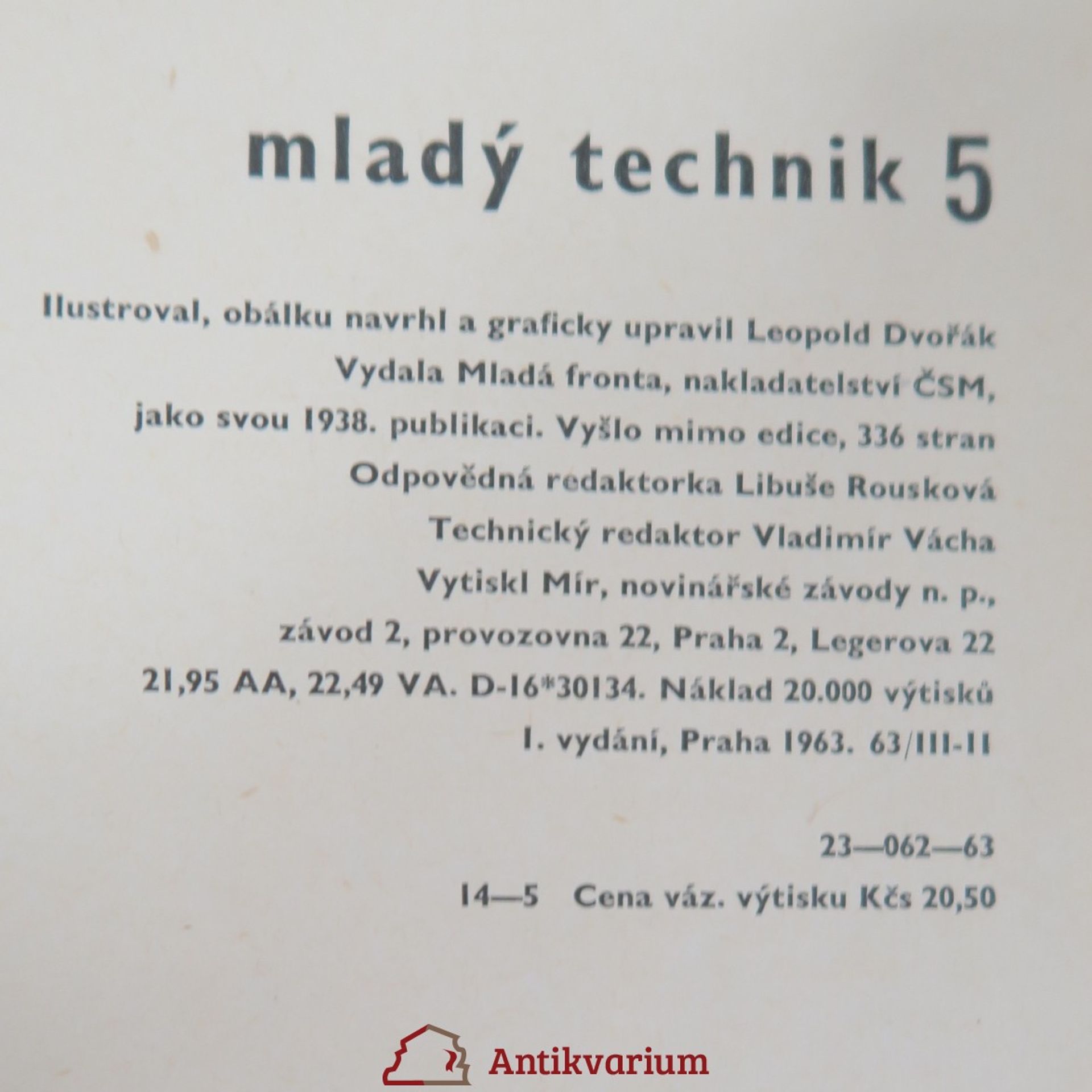Various authors Mladý technik 5