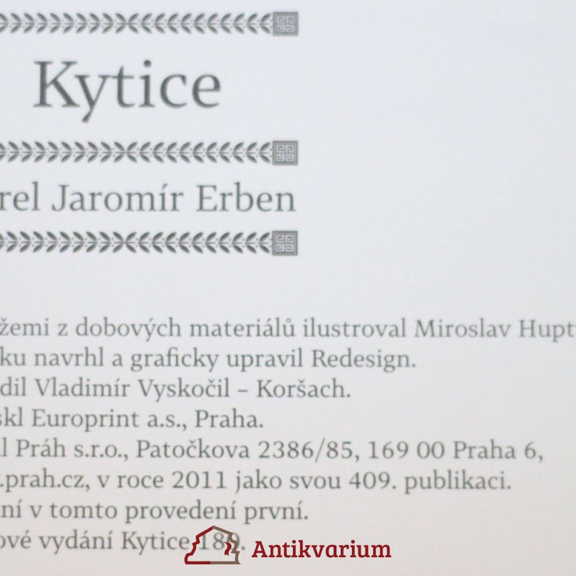 Karel Jaromír Erben Kytice