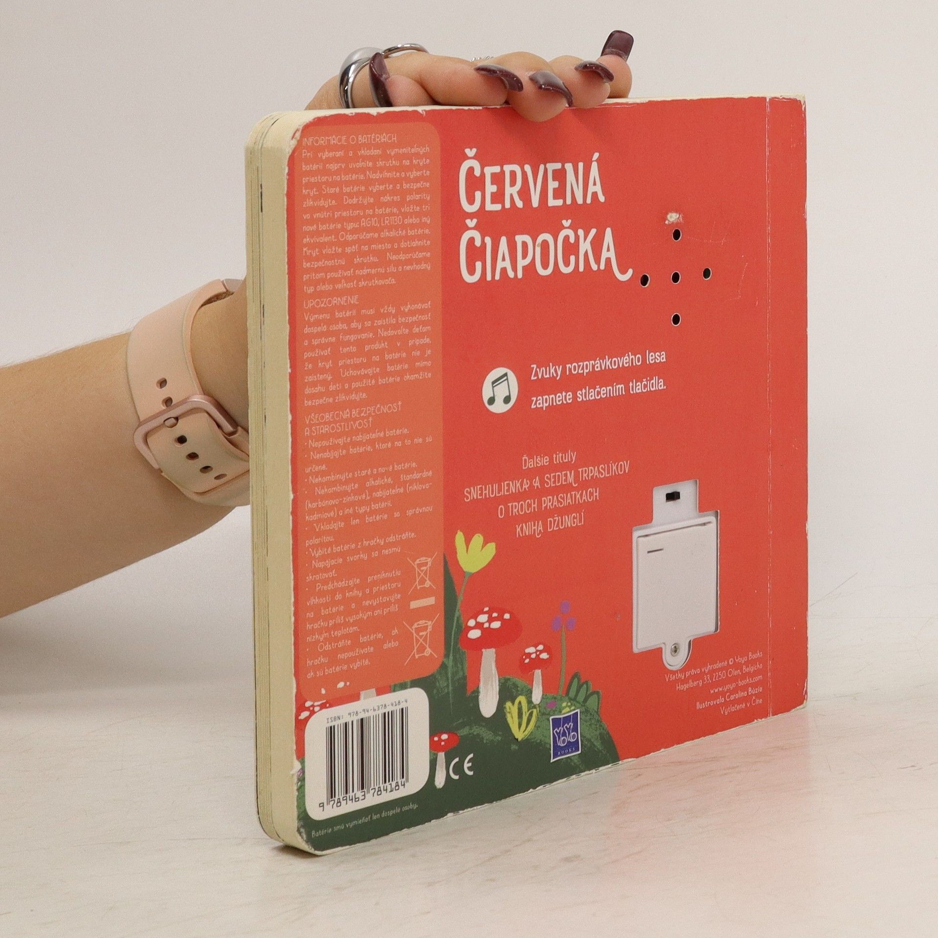 Autorenkollektiv Červená čiapočka. Rozprávková kniha so zvukmi.