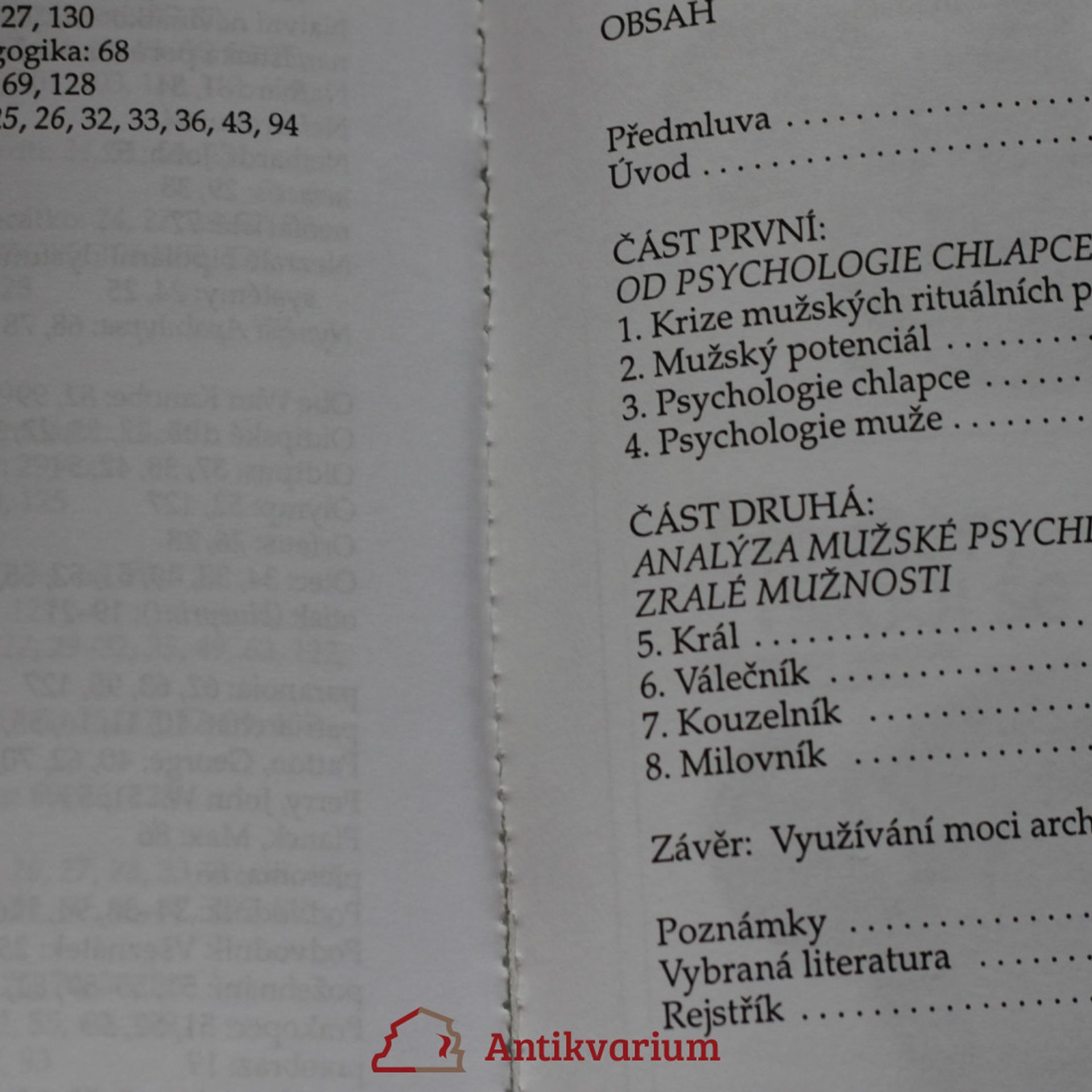 Robert L. Moore Král, válečník, kouzelník, milovník, aneb, O mužské psychice