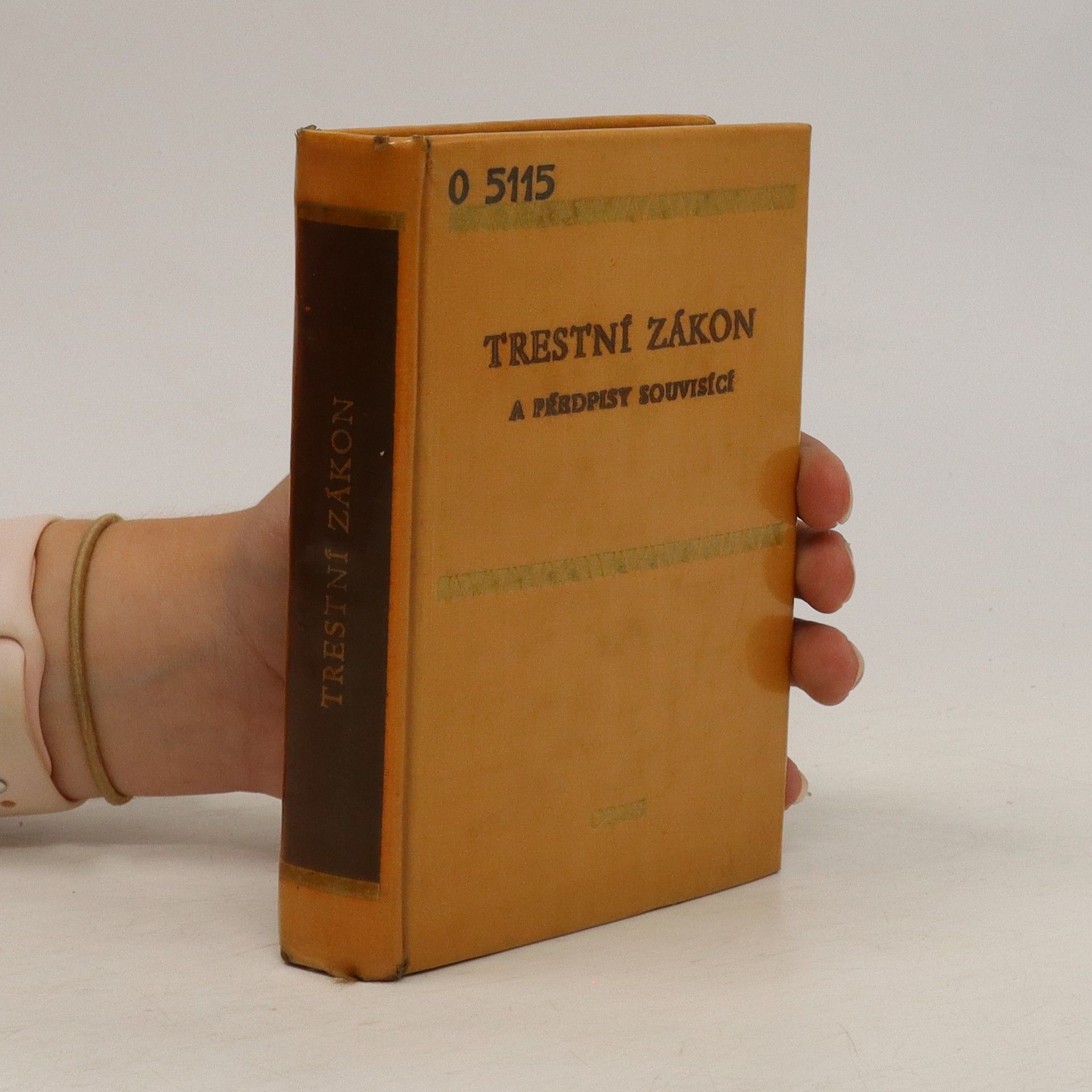 Jan Tolar Trestní zákon a předpisy souvisící