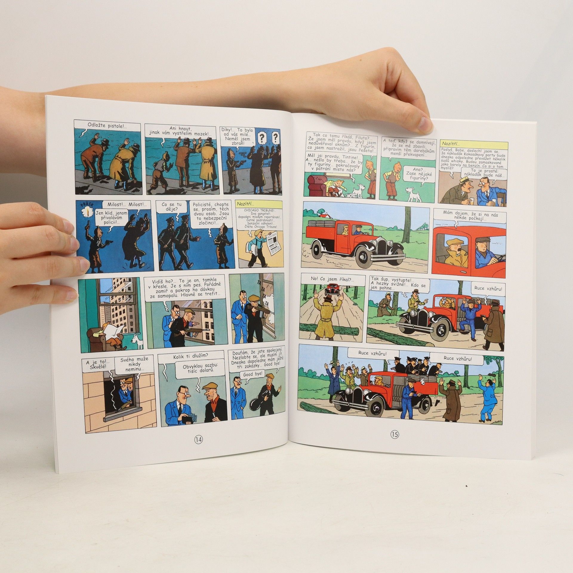 Hergé Tintin v Americe