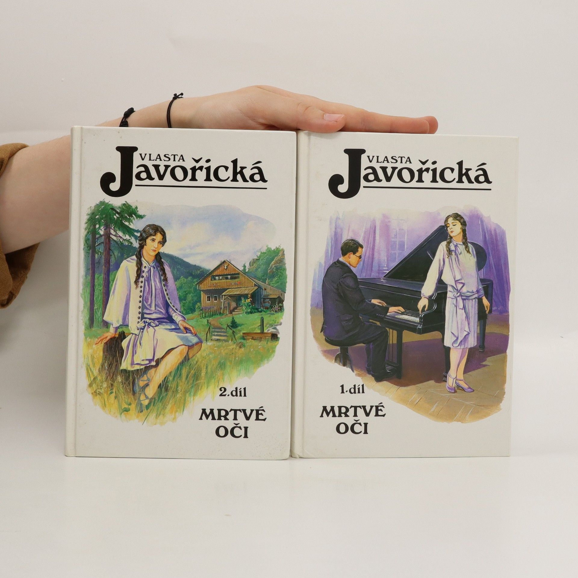 Vlasta Javořická Mrtvé oči 1. + 2. díl (2 díly ve dvou svazcích)
