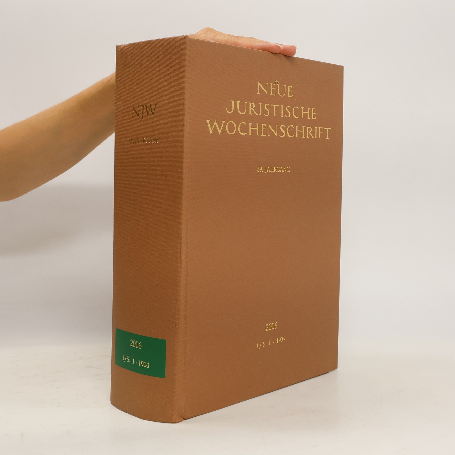 Various authors Neue Juristische Wochenschrift 2006. I/S. 1-1904