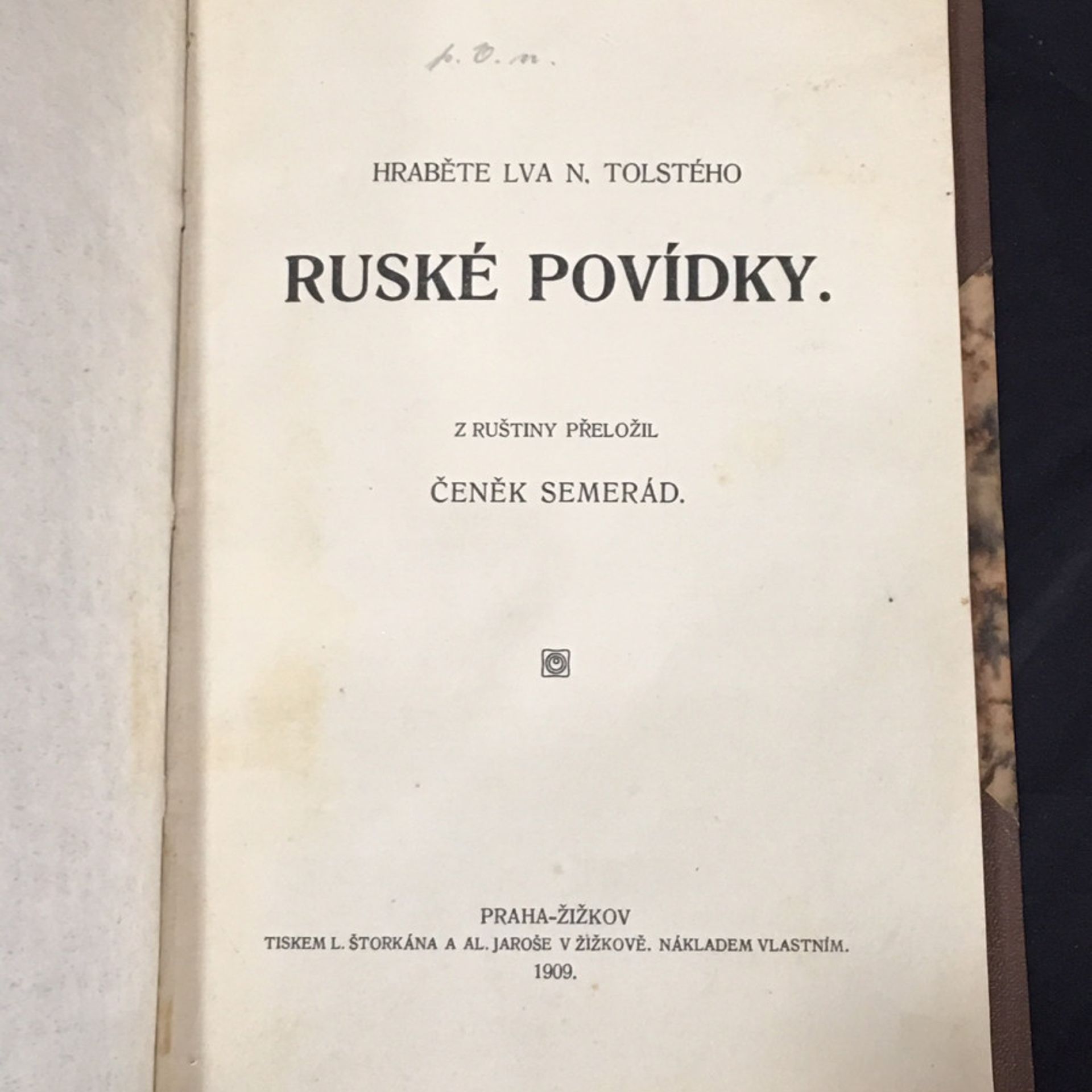 Lev Nikolajevič Tolstoj Ruské povídky