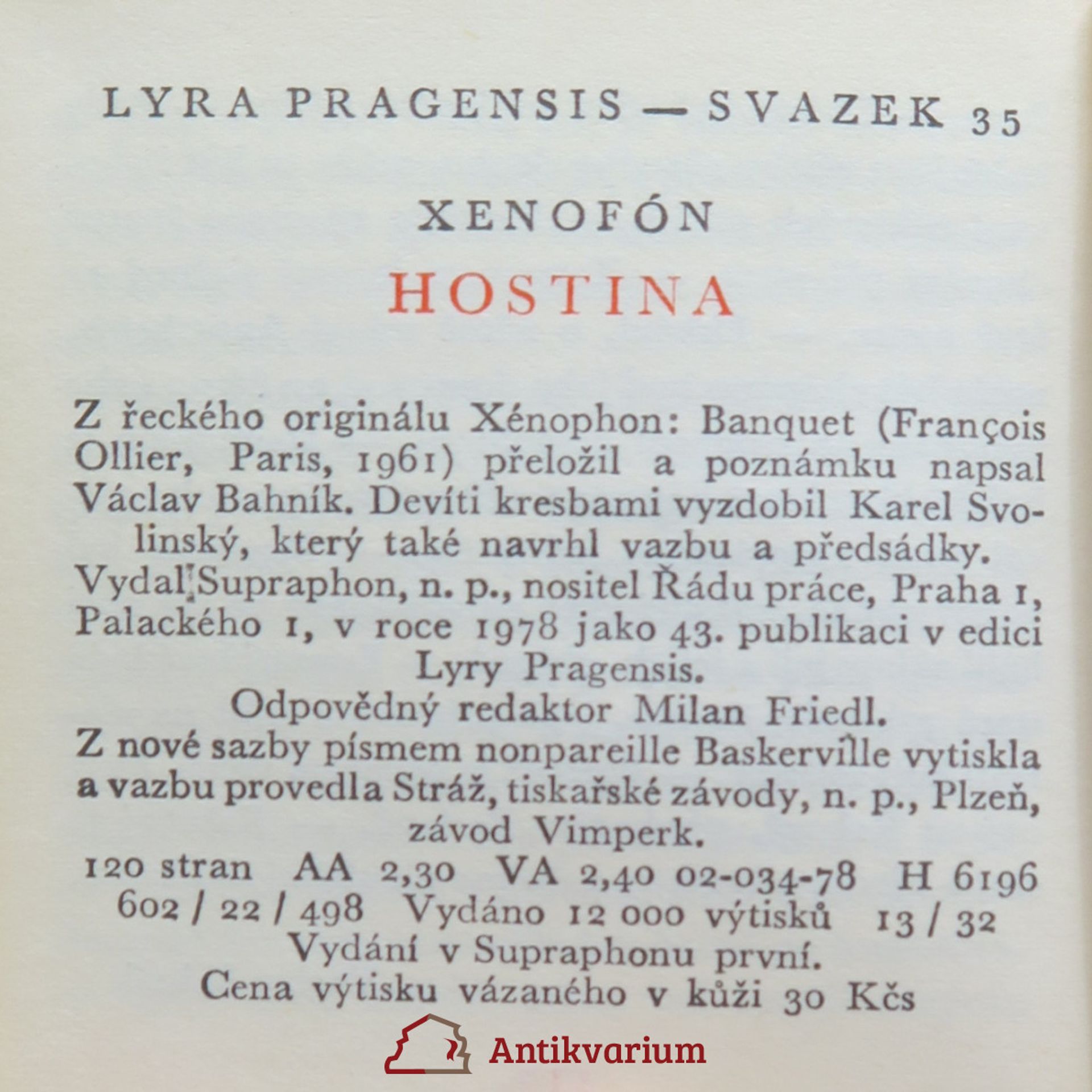 Karel Svolinský Hostina