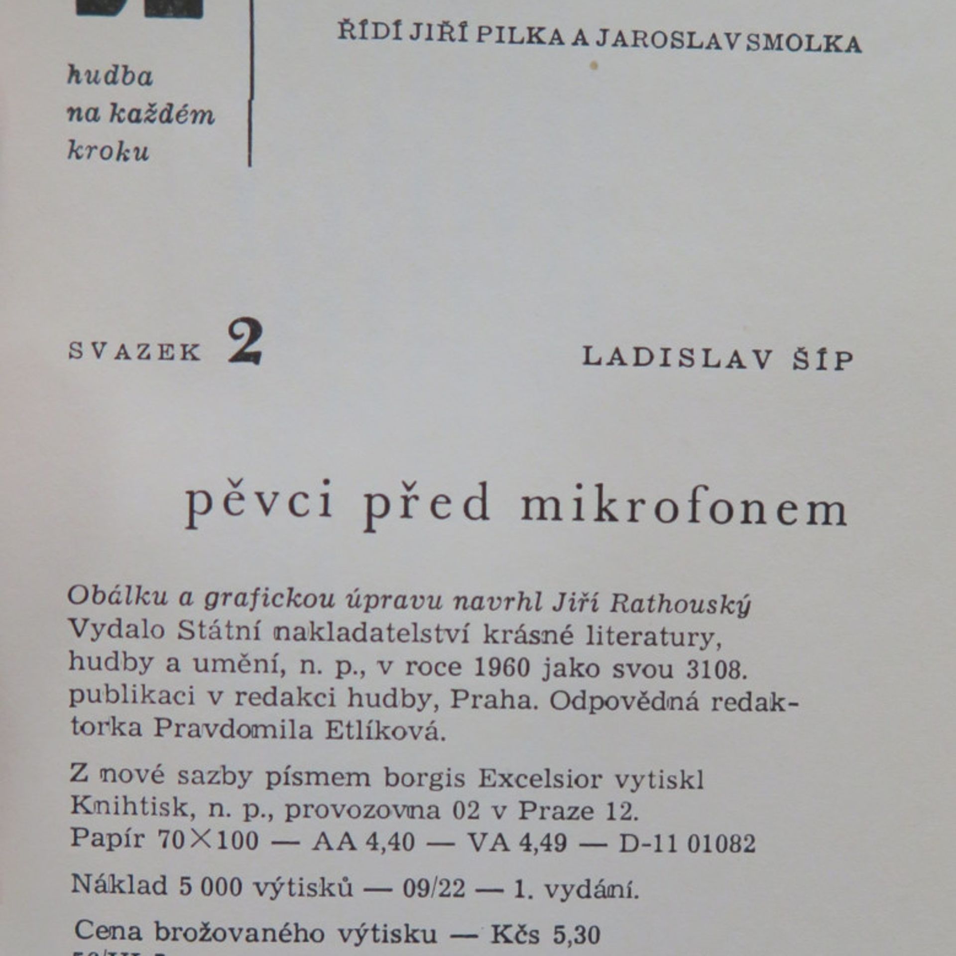 Ladislav Šíp Pěvci před mikrofonem