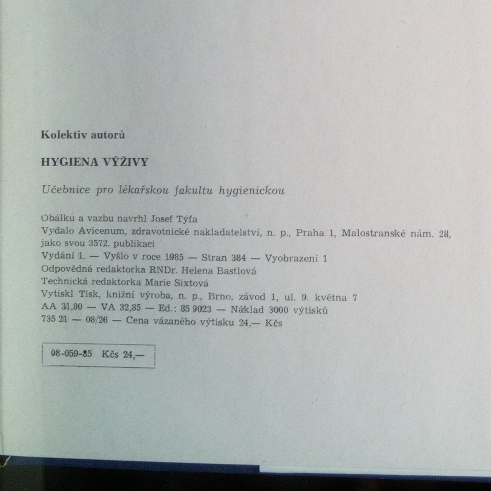 Autores varios Hygiena výživy