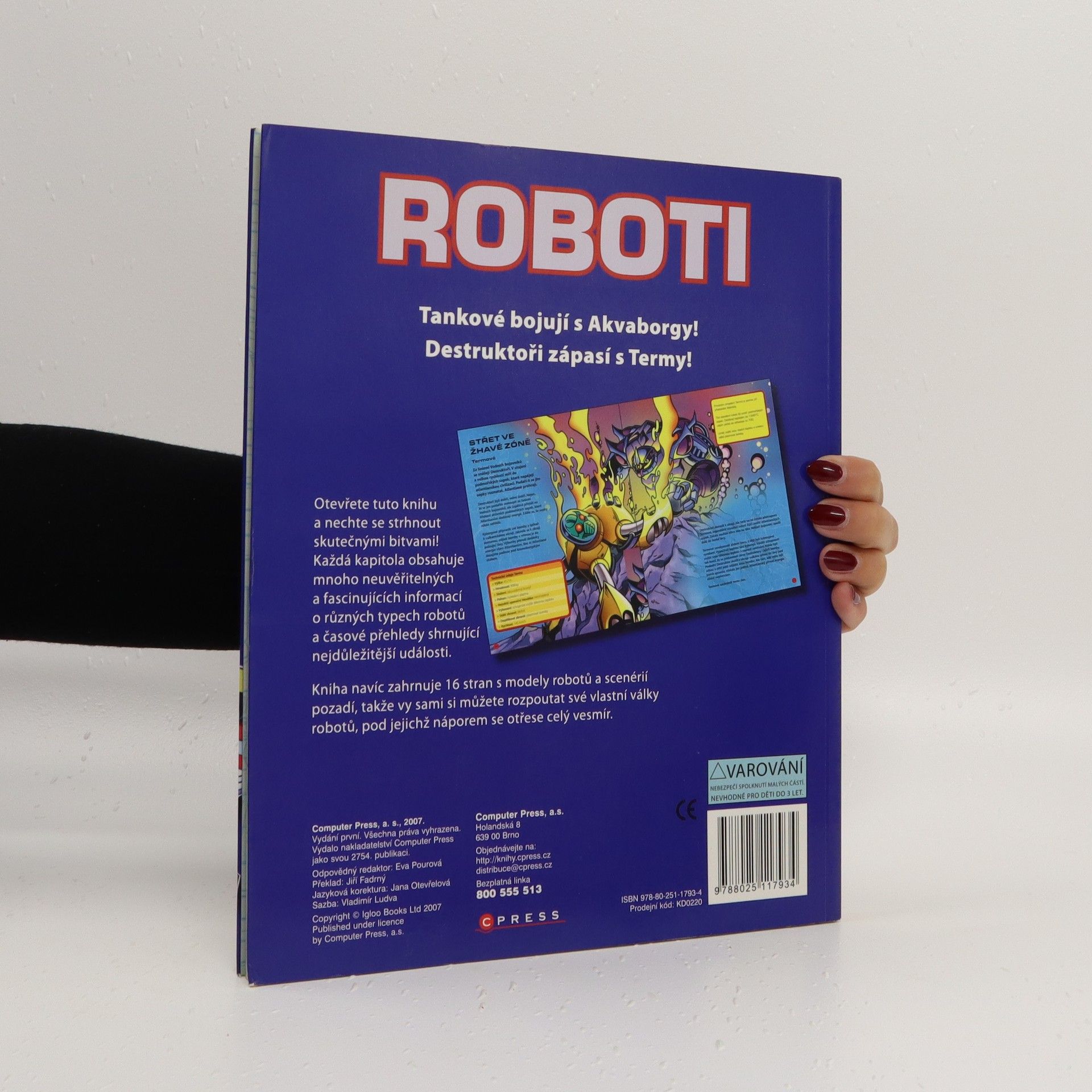 Various authors Roboti, strhující bitvy s úžasnými modely