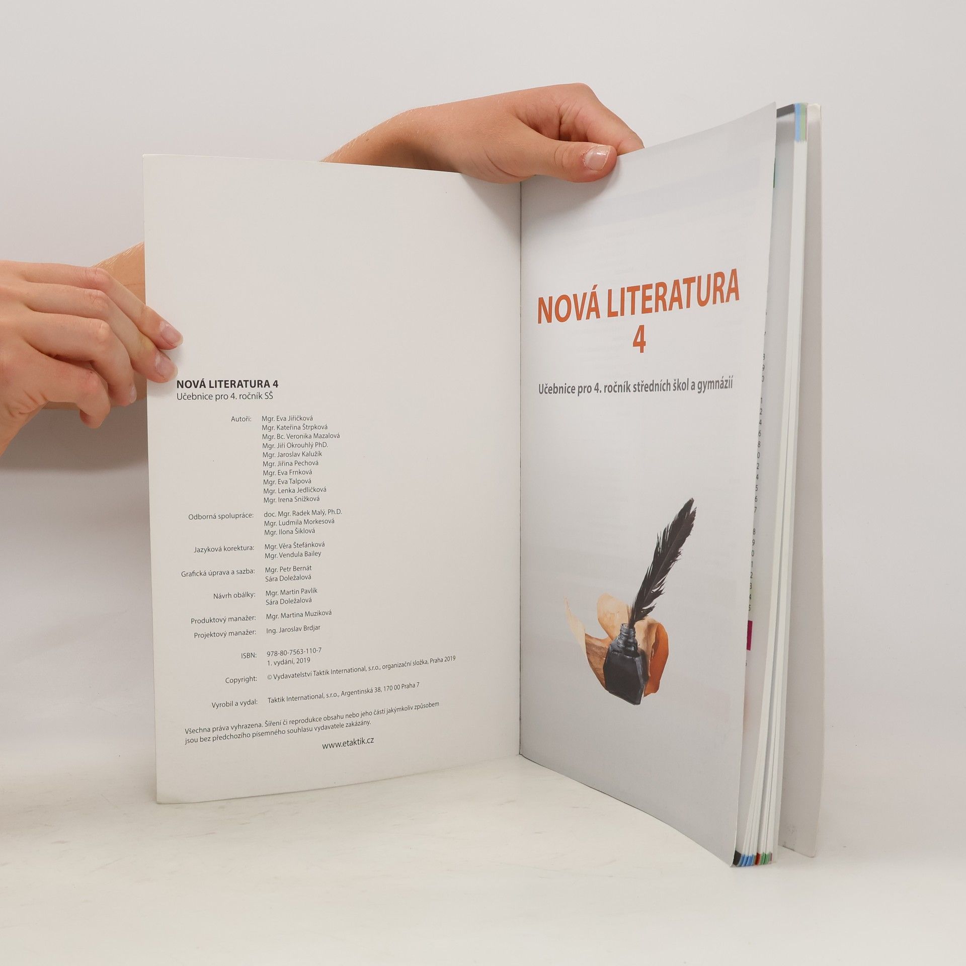 Collectif d'auteurs Nová literatura pro střední školy. Učebnice a pracovní sešit pro 4. ročník