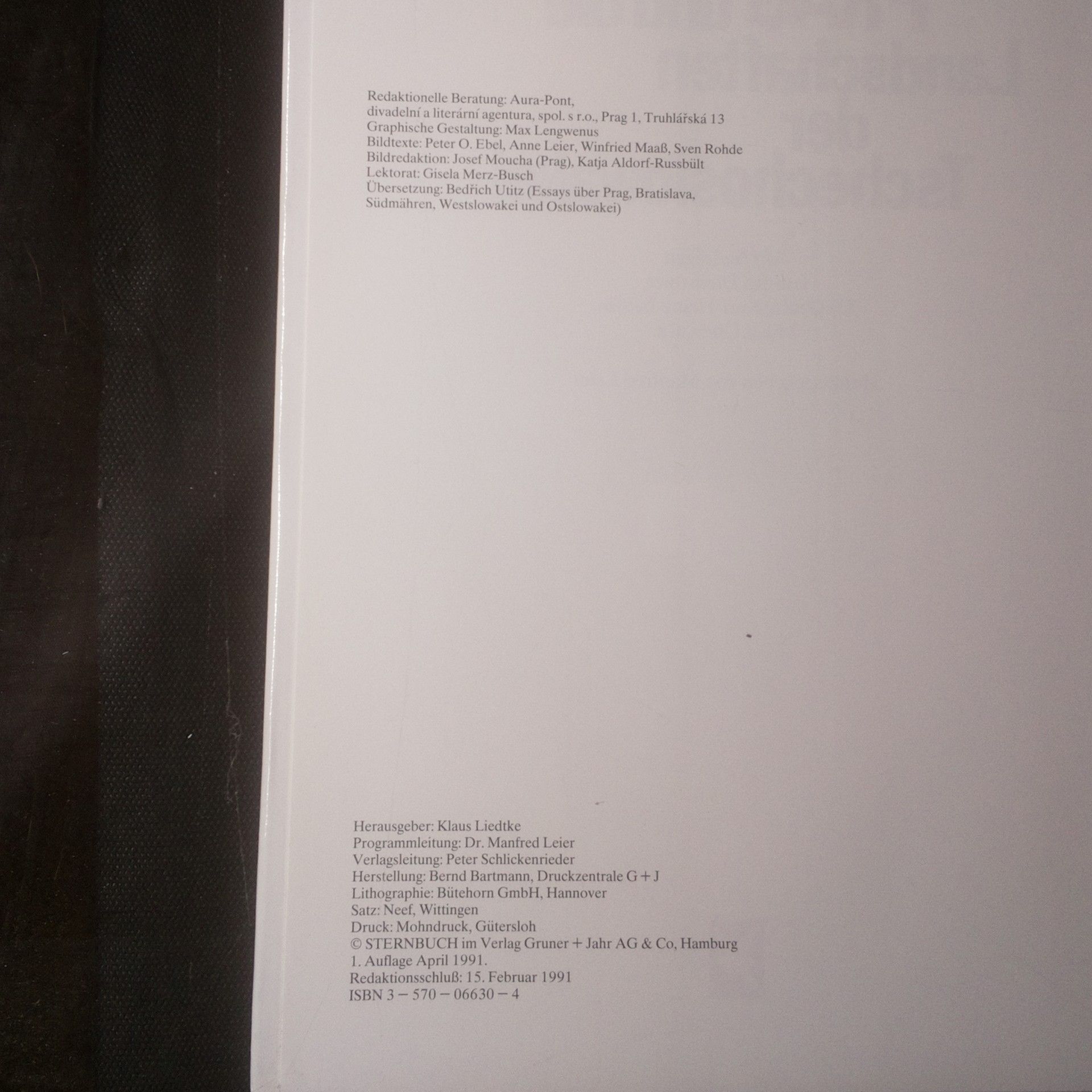 Manfred Leier Prag und die Landschaften der Tschechoslowakei