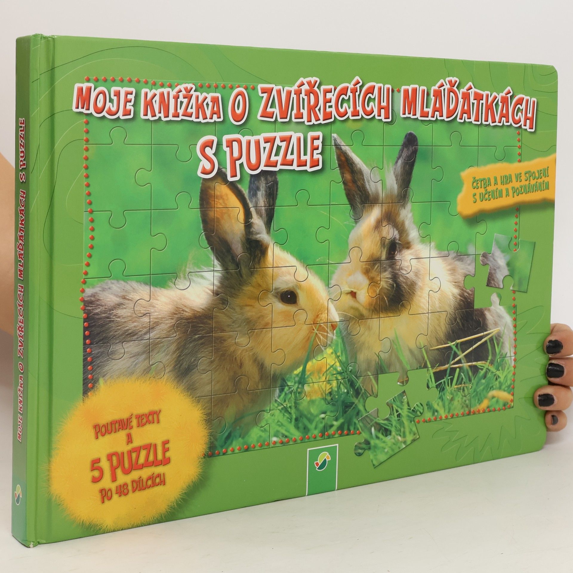 Sandra Noa Moje knížka o zvířecích mláďatech s puzzle