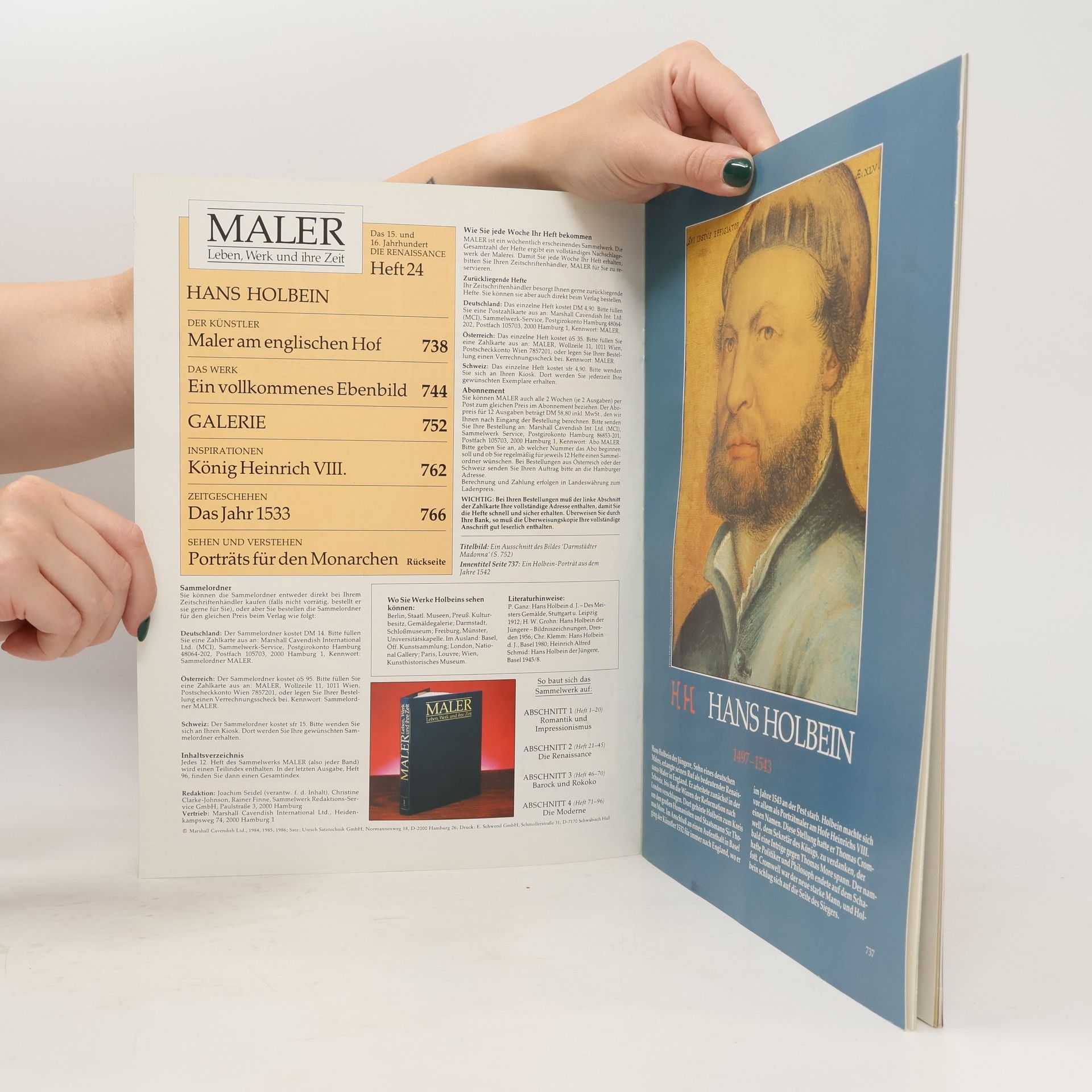 Autorenkollektiv Das Grosse Sammelwerk. Maler. Leben, Werk und ihre Zeit 24. Holbein