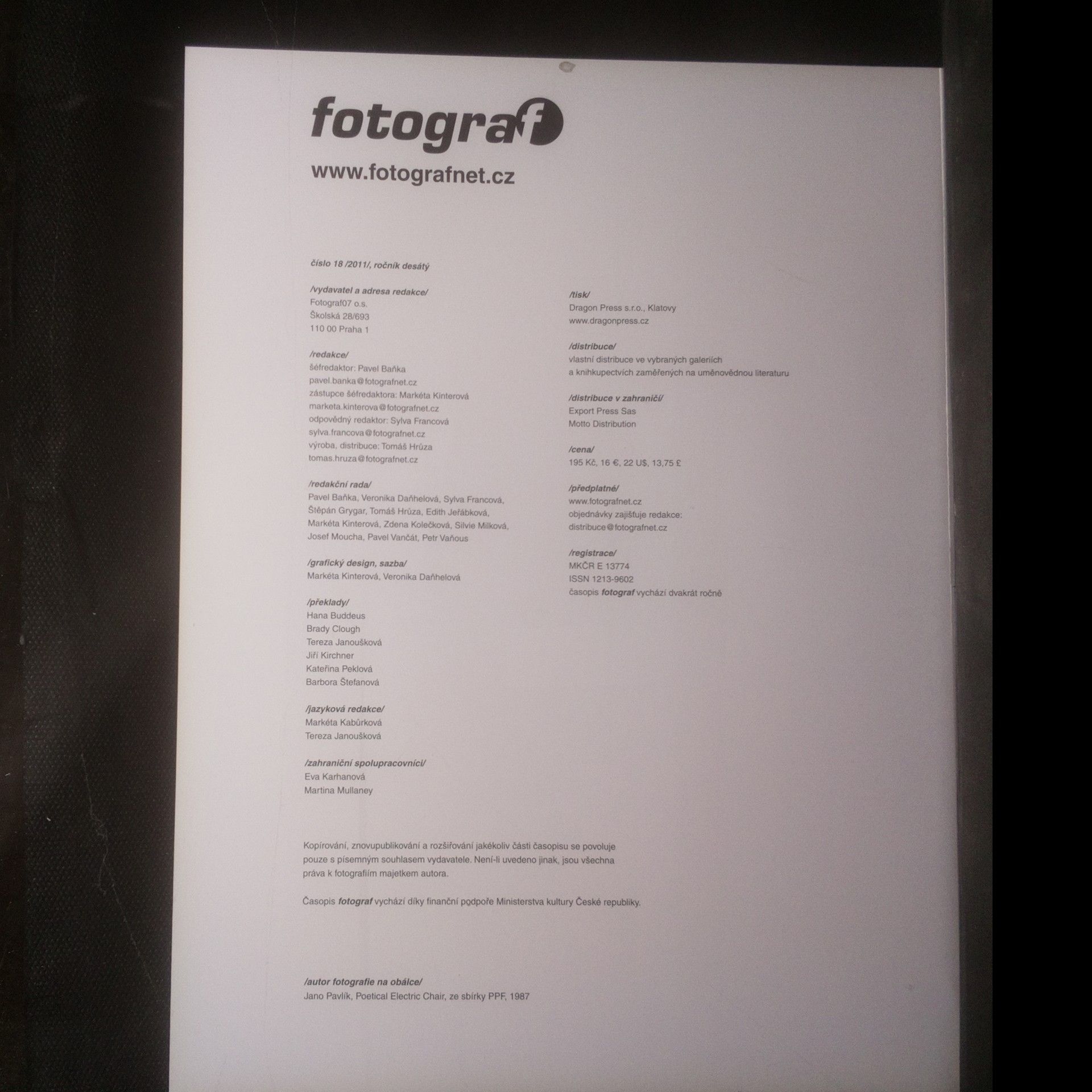 Autores varios Fotograf č.18- 80. léta