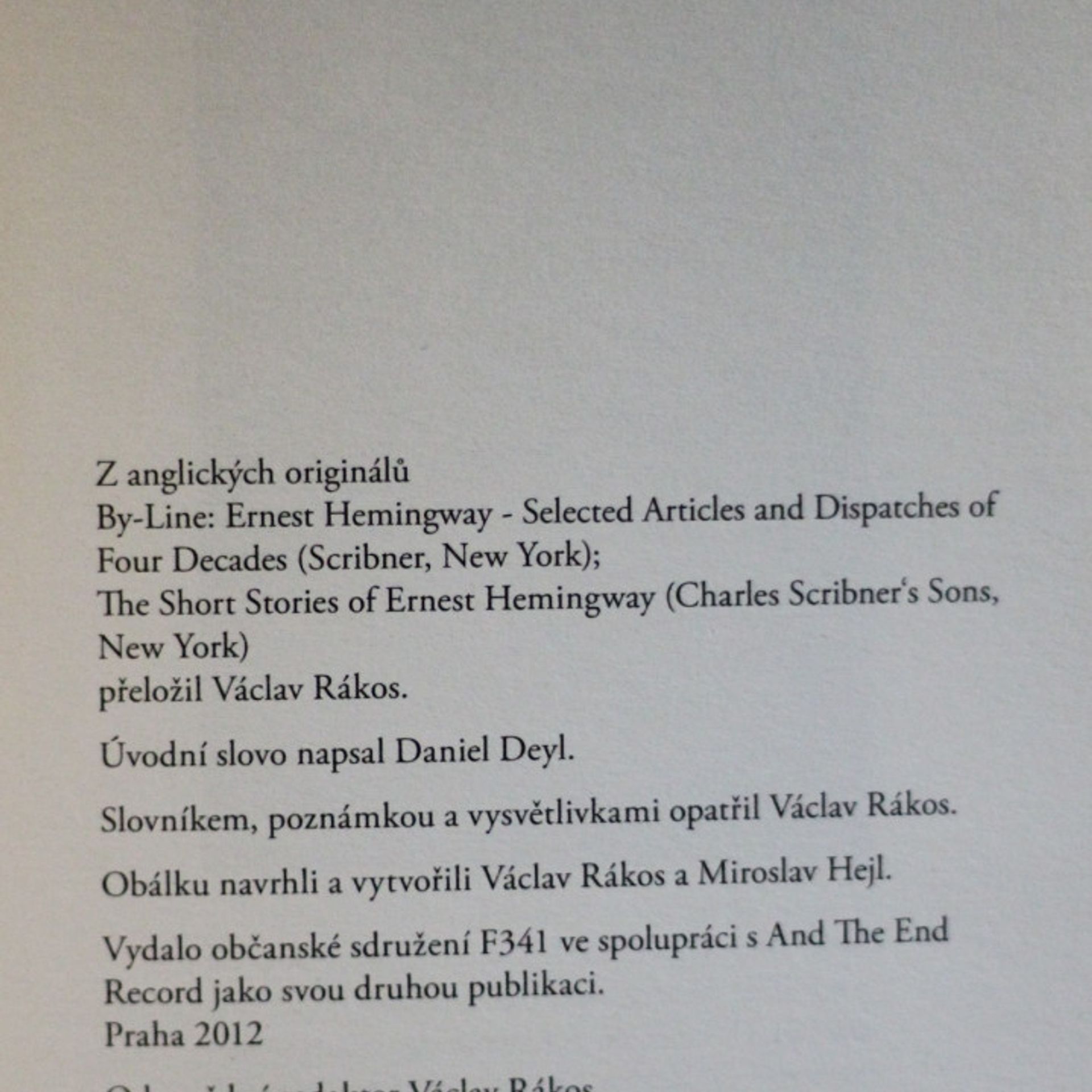 Ernest Hemingway Neporažený