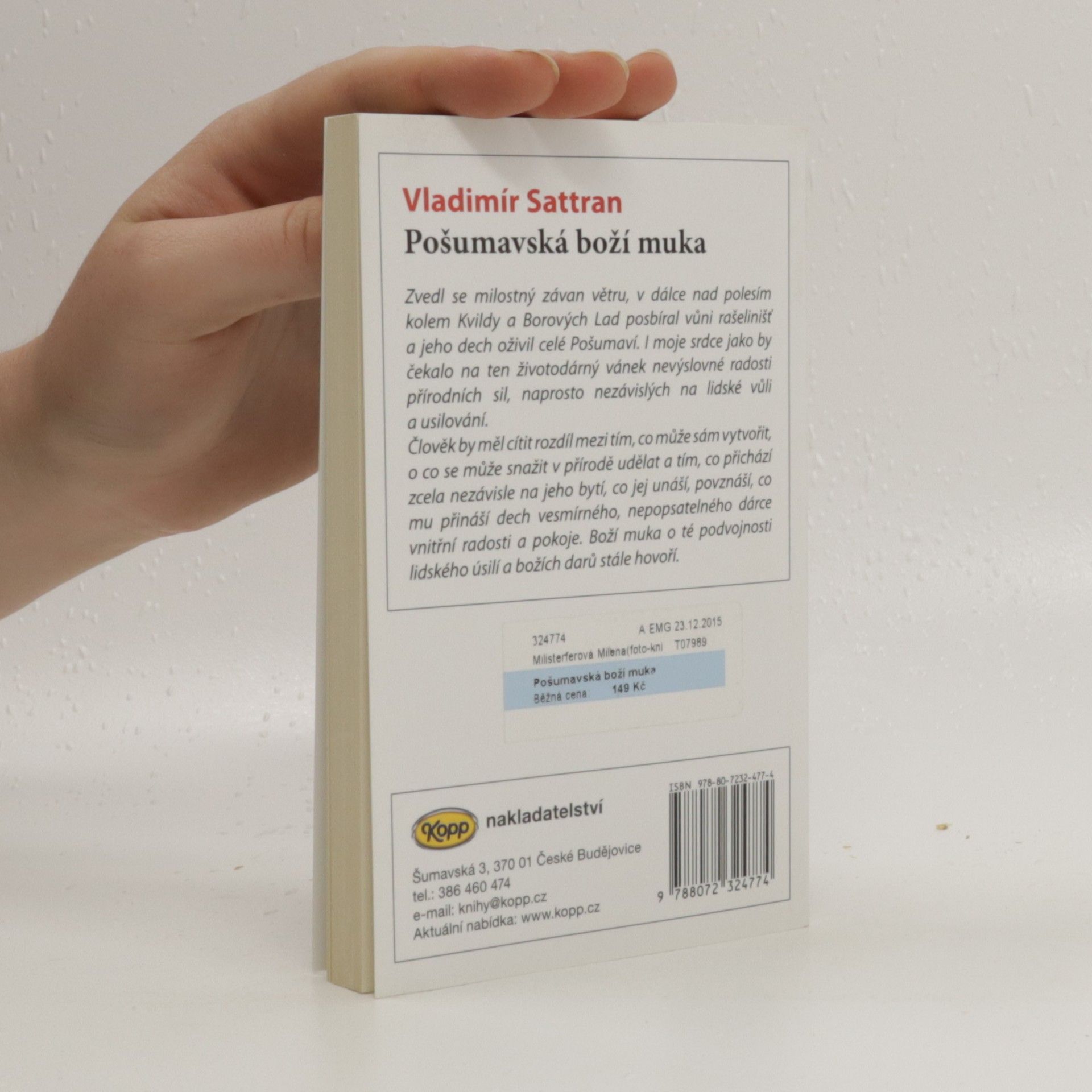 Vladimír Sattran Pošumavská boží muka
