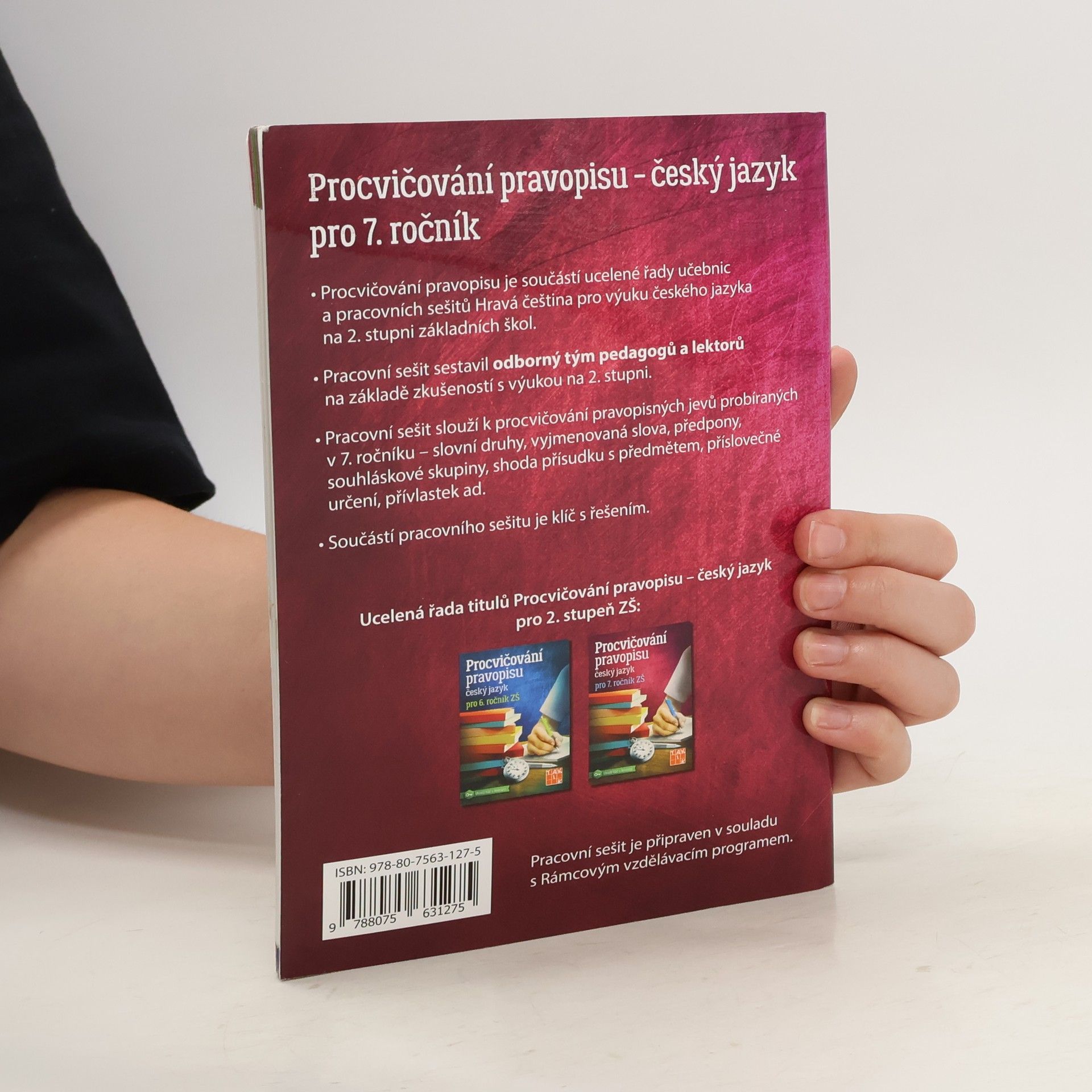 Jiřina Ostrčilová Procvičování pravopisu - ČJ pro 7. ročník