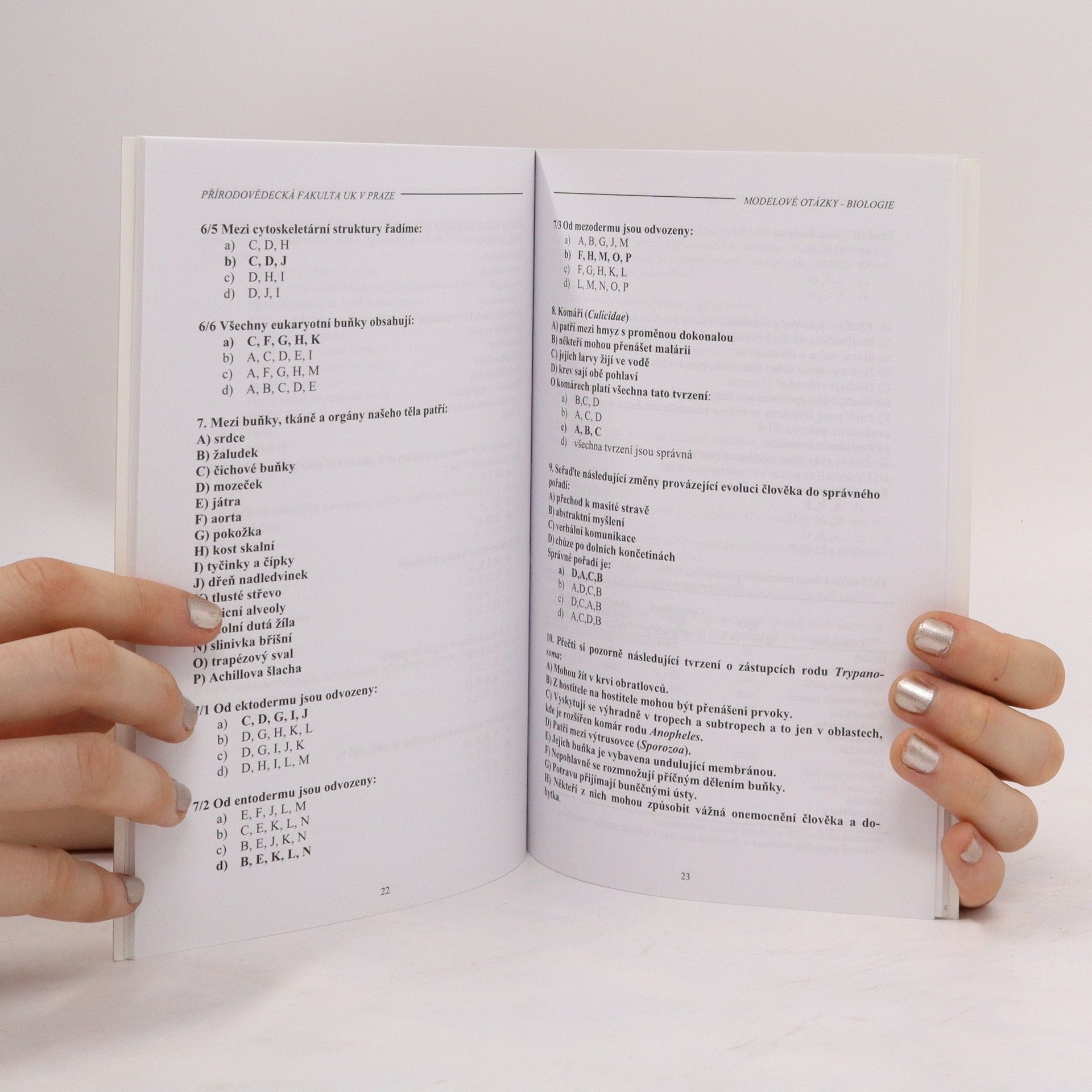 Autorenkollektiv Modelové otázky k přijímacím zkouškám. Biologie