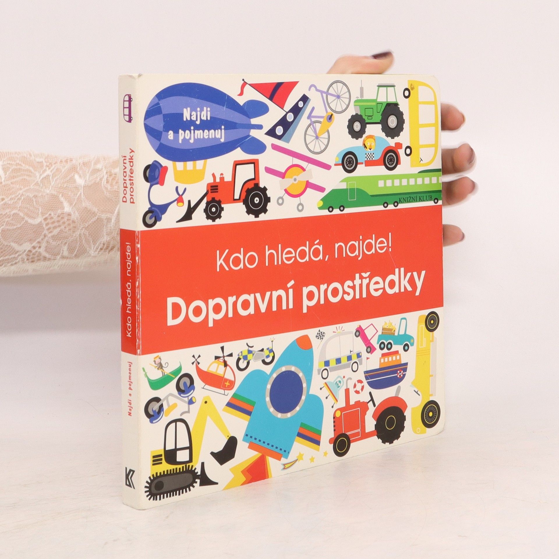 Kolektiv autorů Kdo hledá, najde! : najdi a pojmenuj. Dopravní prostředky