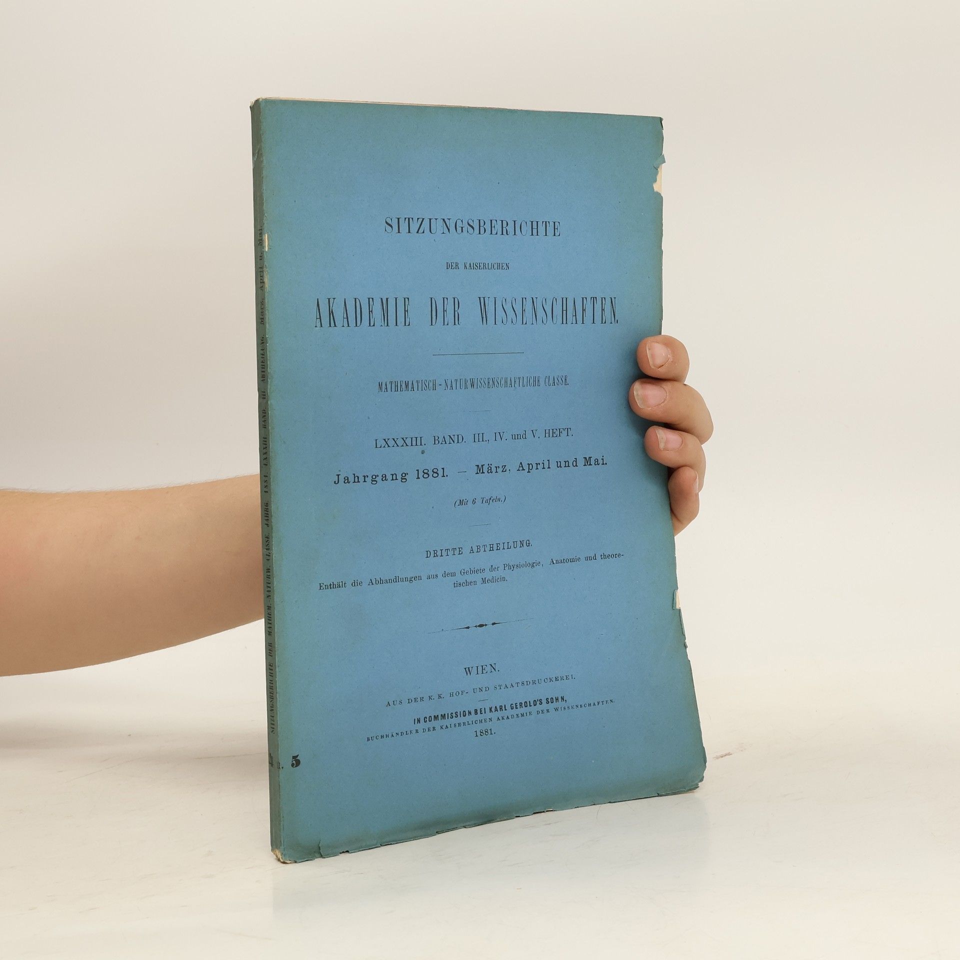 Autorenkollektiv Sitzungsberichte der Mathematisch-naturwissenschaftlichen Classe