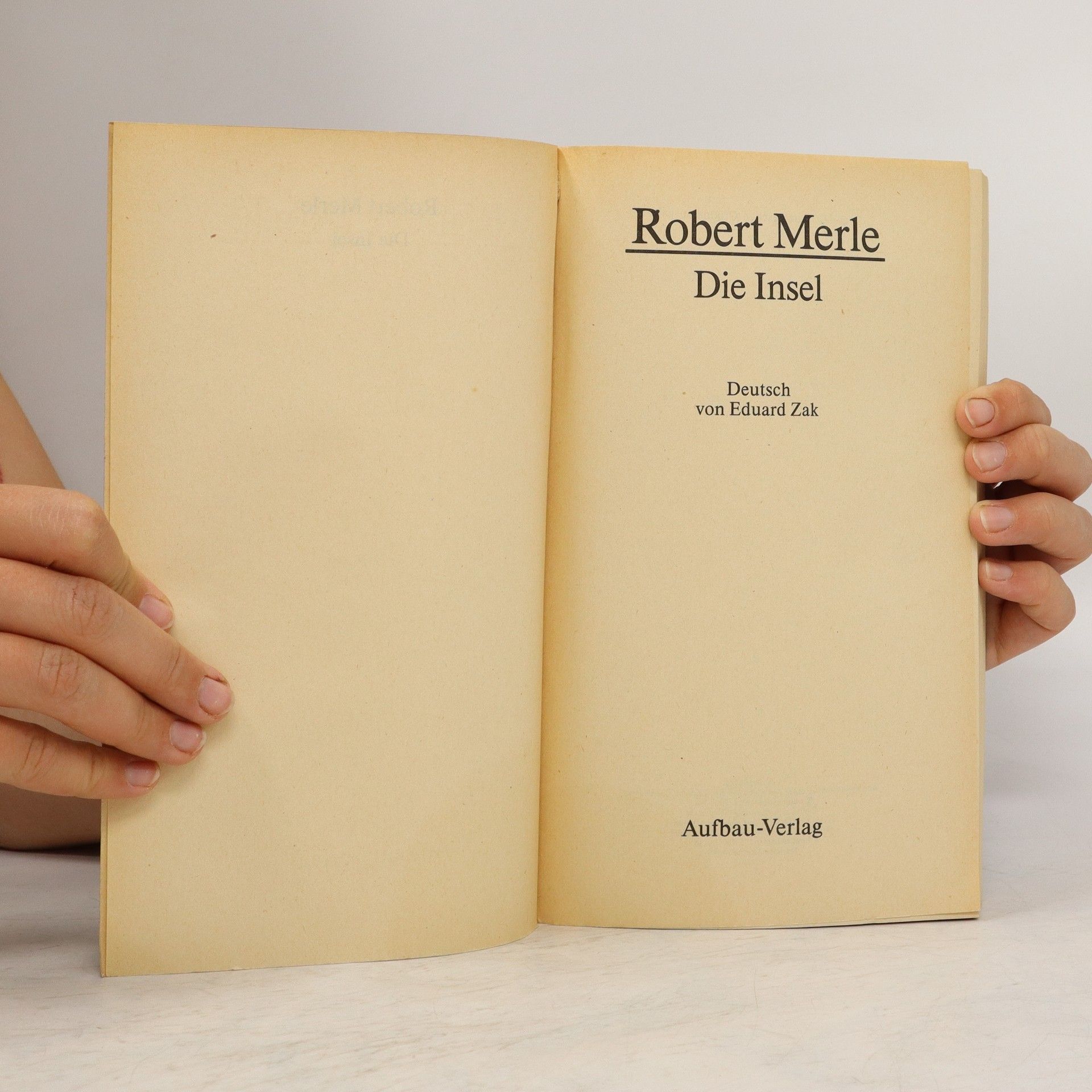 Robert Merle Die Insel