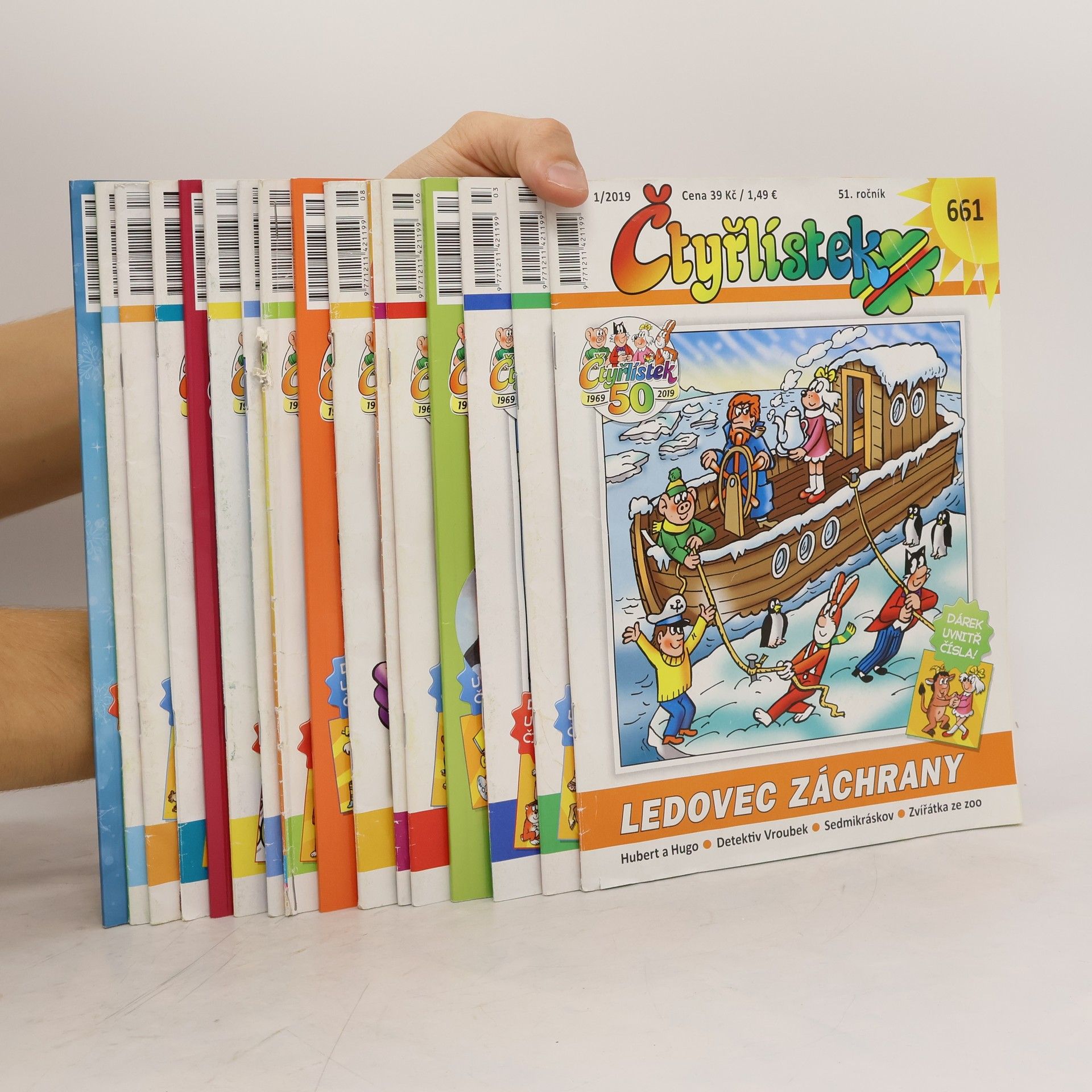 Collectif d'auteurs Čtyřlístek 661-680 (kompletní 51. ročník)