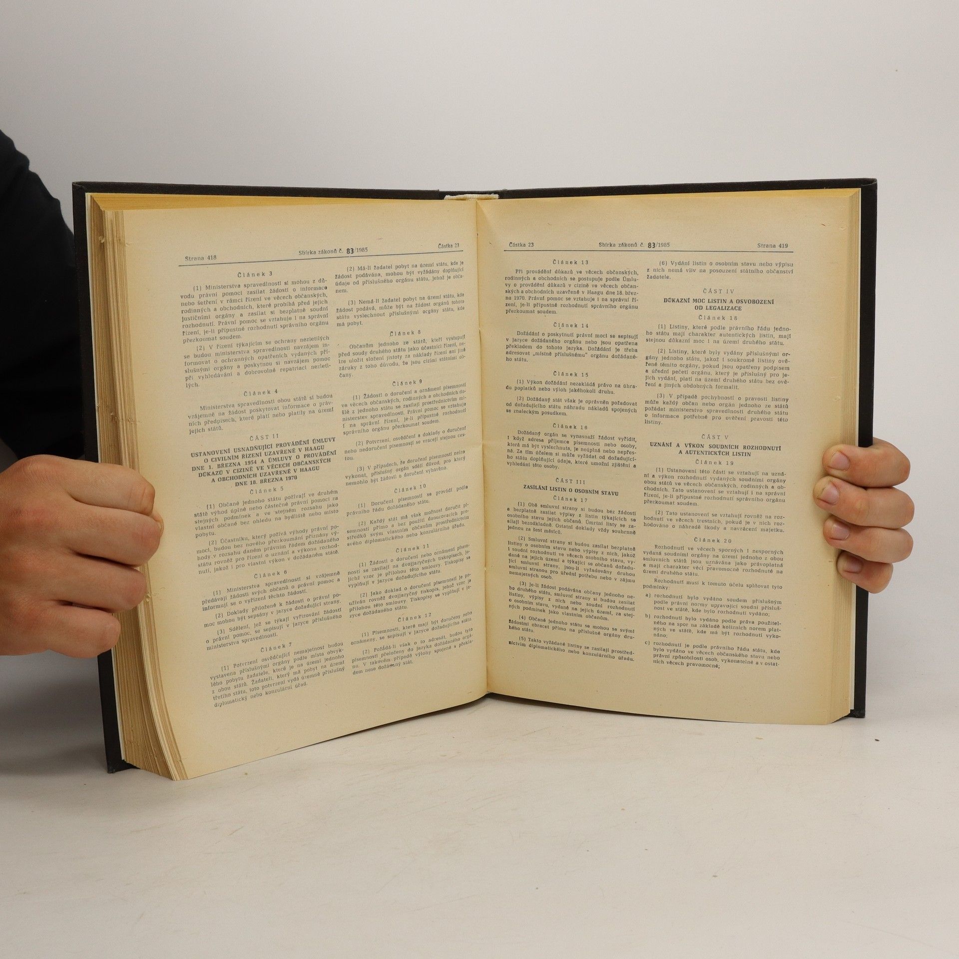 Kolektiv autorů Sbírka zákonů ČSSR 1985