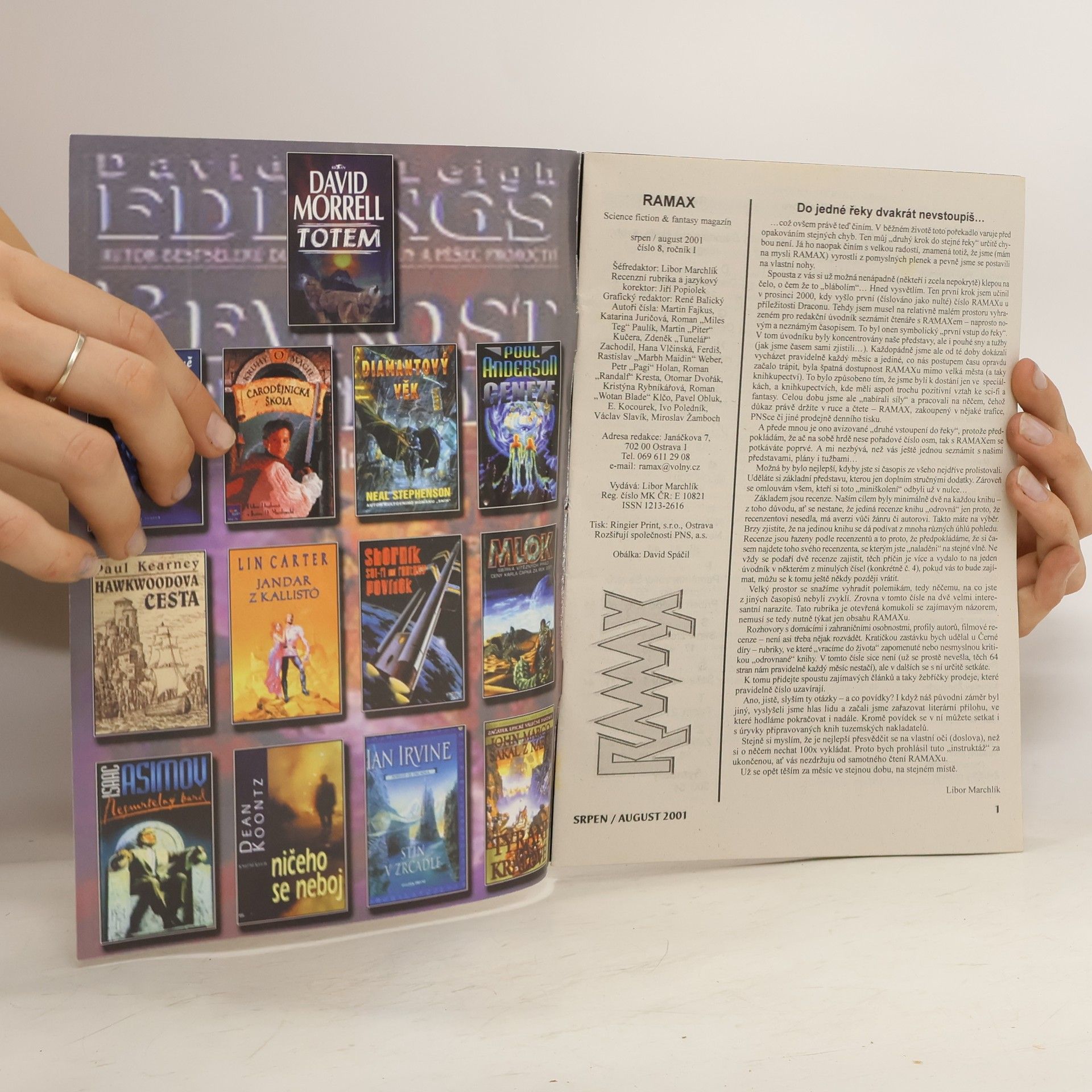 kolektiv Ramax 8/2001. Science Fiction & Fantasy magazín