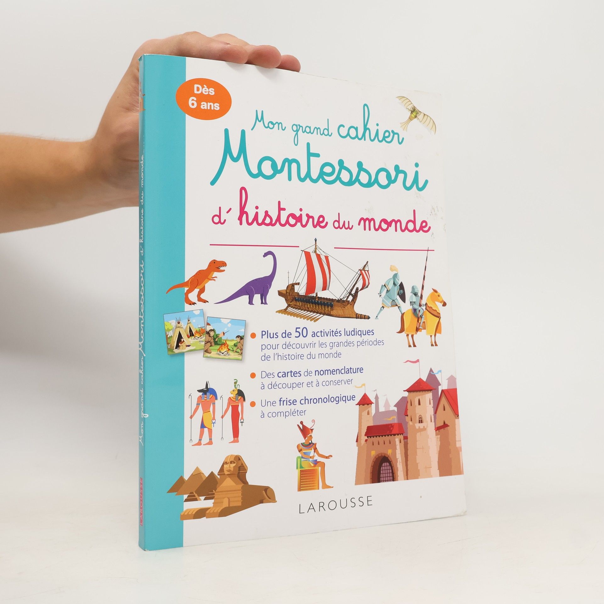 Collectif d'auteurs Mon grand cahier Montessori d'histoire du monde
