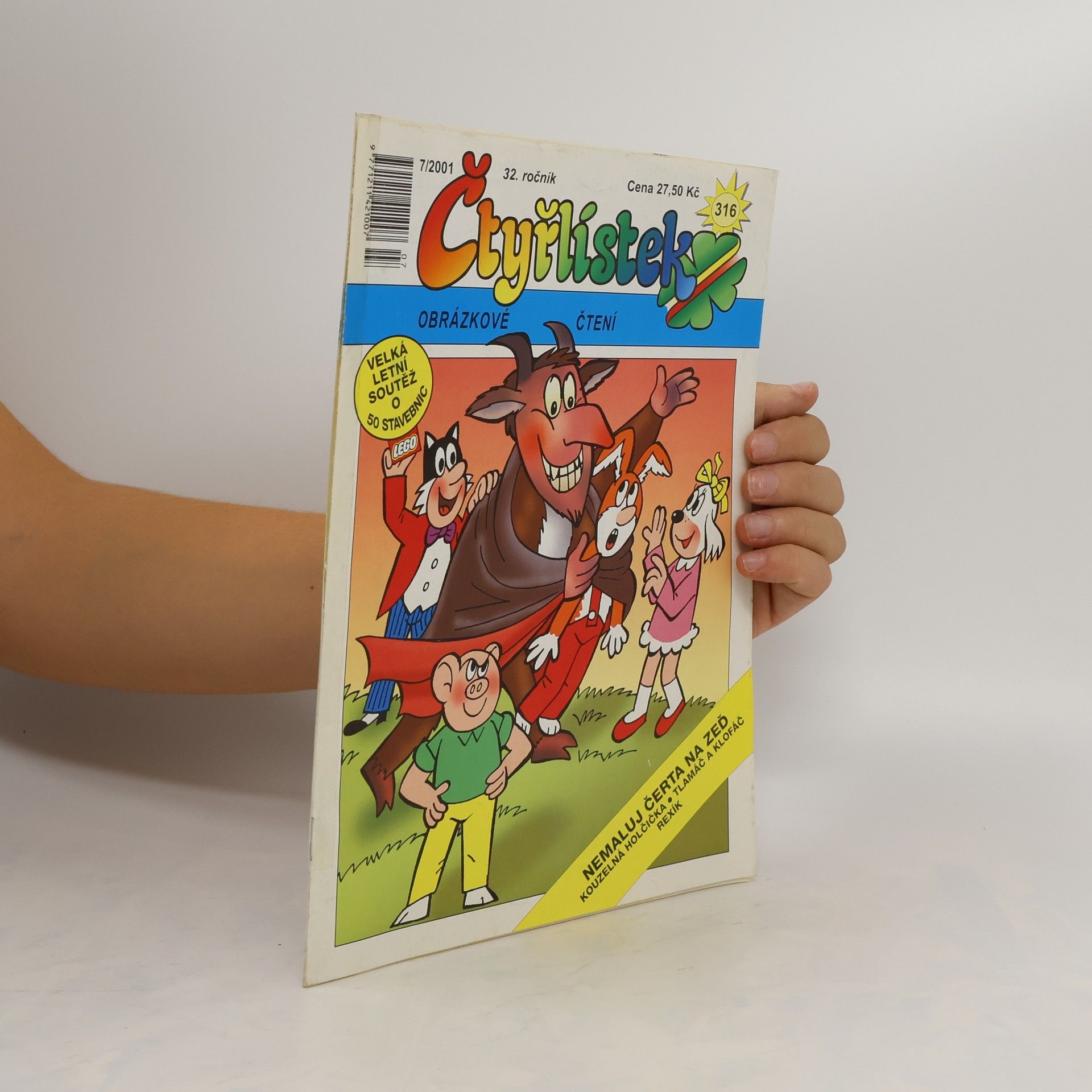 Kolektiv autorů Čtyřlístek 316. 7/2001. Nemaluj čerta na zeď