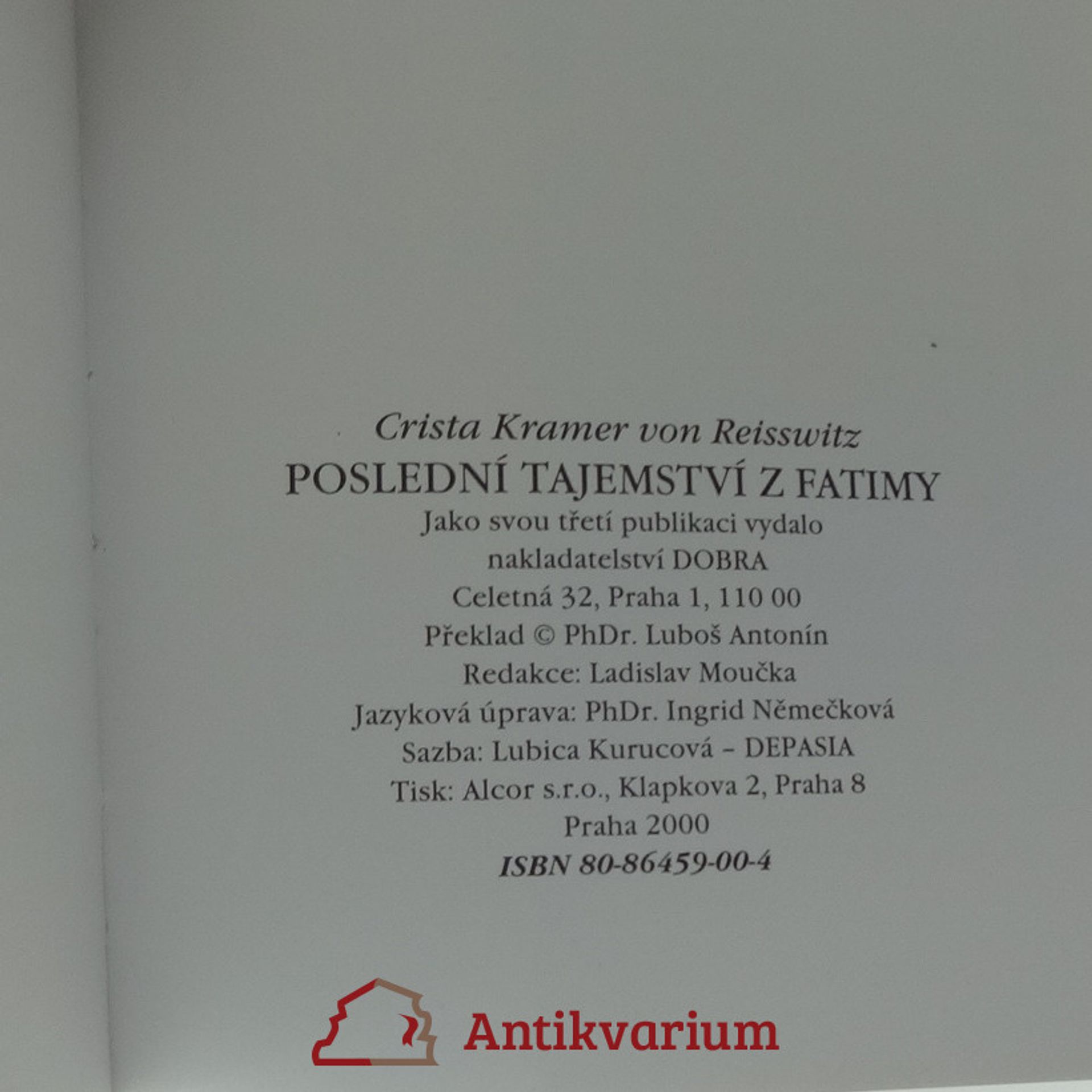 Crista Kramer von Reisswitz Poslední tajemství z Fatimy: Jan Pavel II. prolomil mlčení