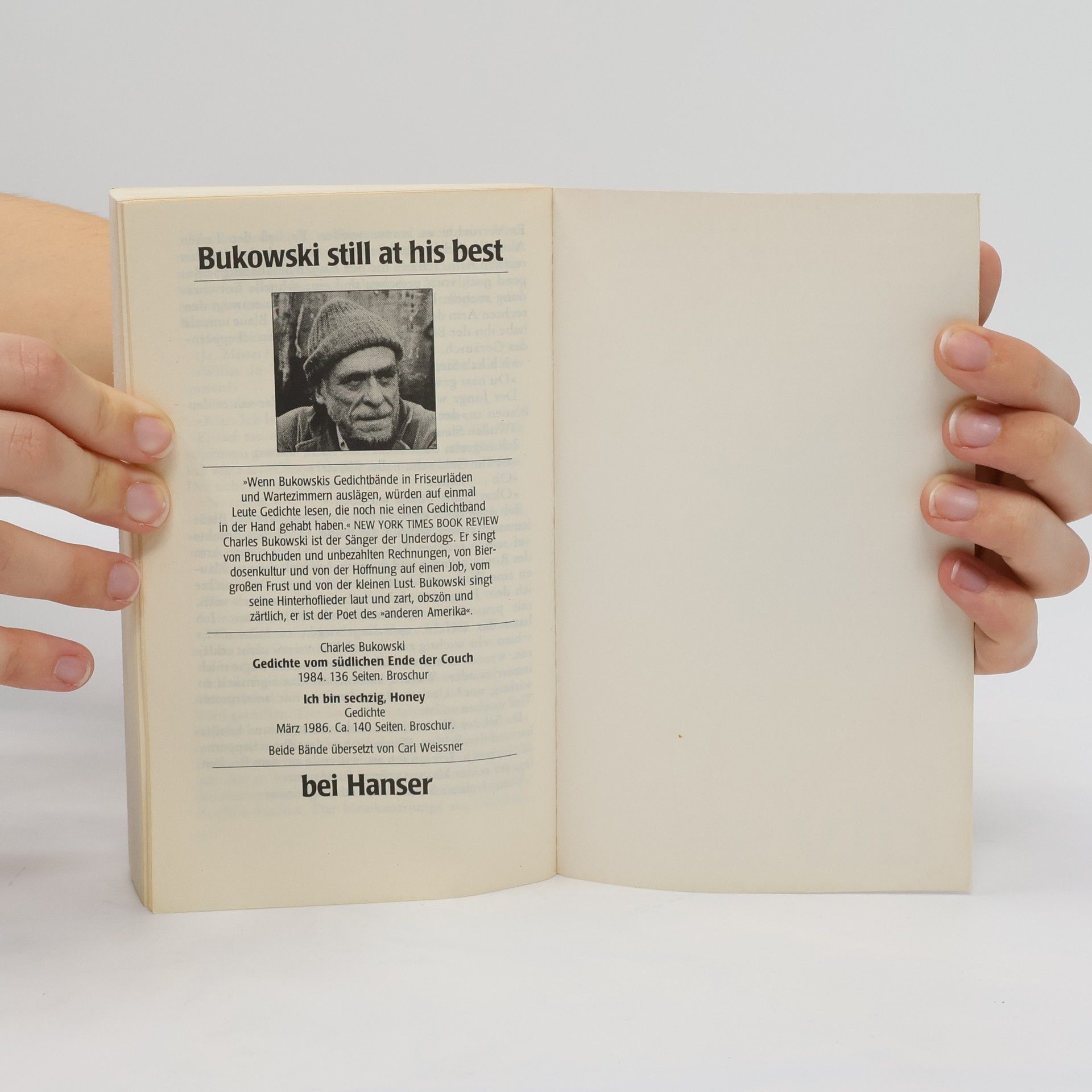 Charles Bukowski Das Schlimmste kommt noch oder fast eine Jugend