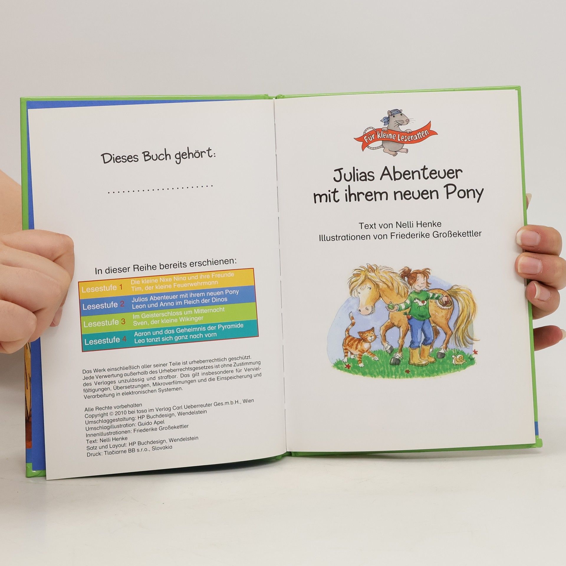 kolektiv Julias Abenteuer mit ihrem neuen Pony