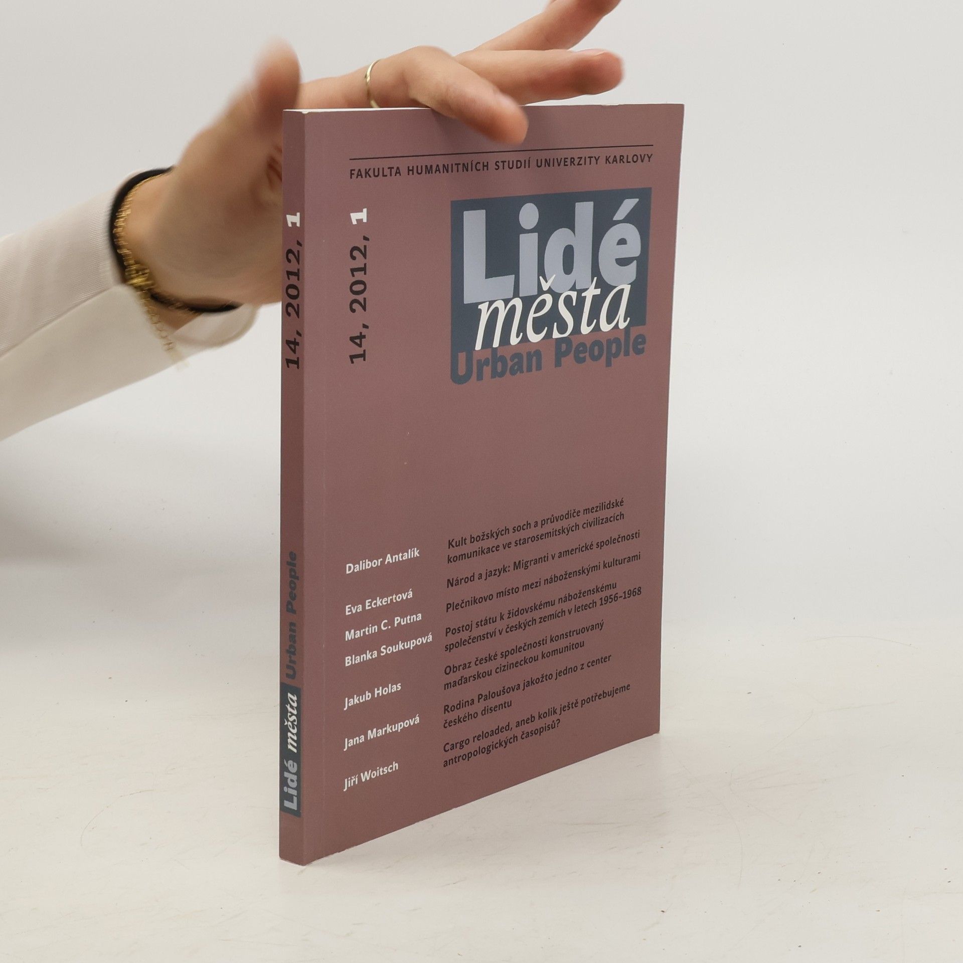 Kolektiv autorů Lidé města. Urban People 14/2012, číslo 1