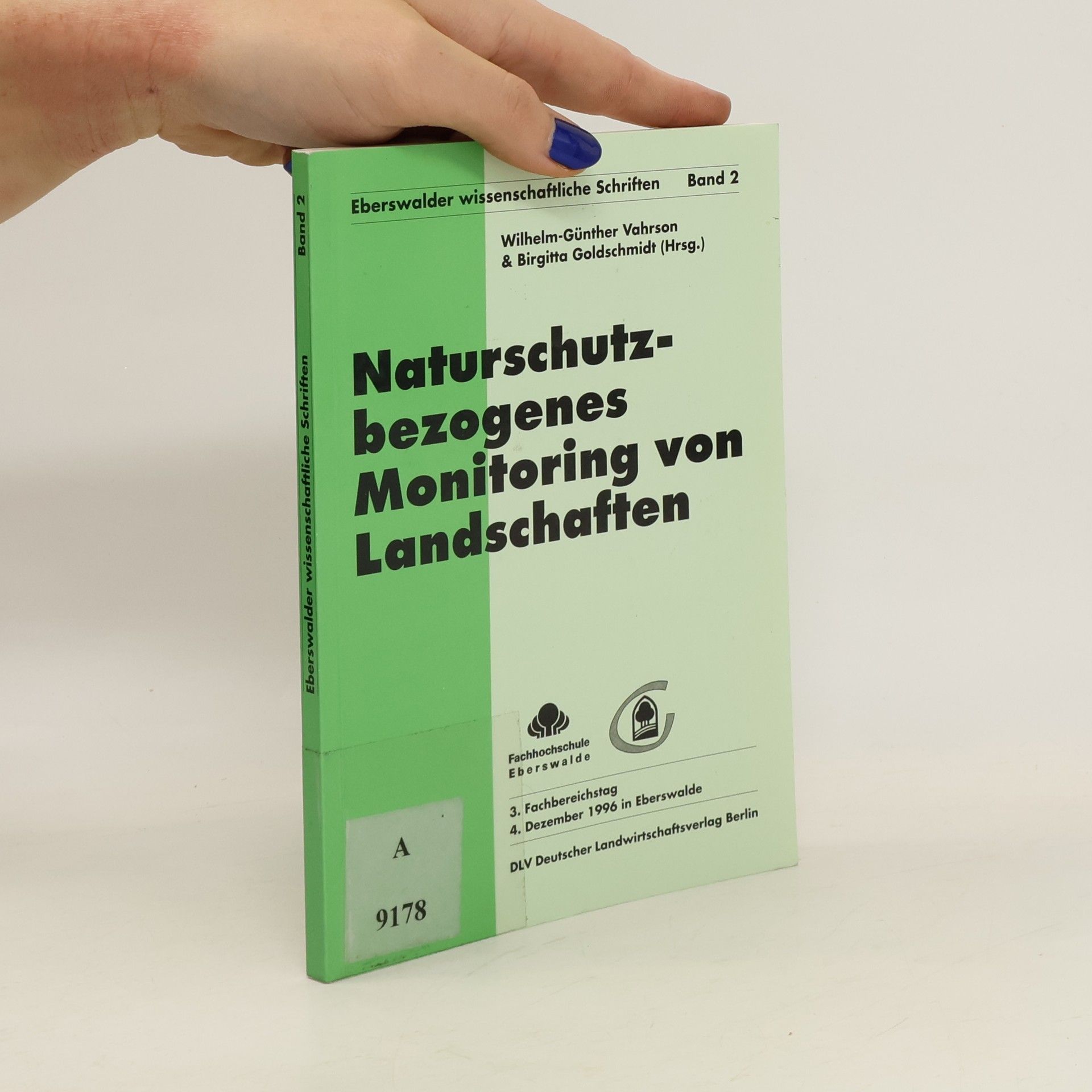 Wilhelm-Günther Vahrson Naturschutzbezogenes Monitoring von Landschaften