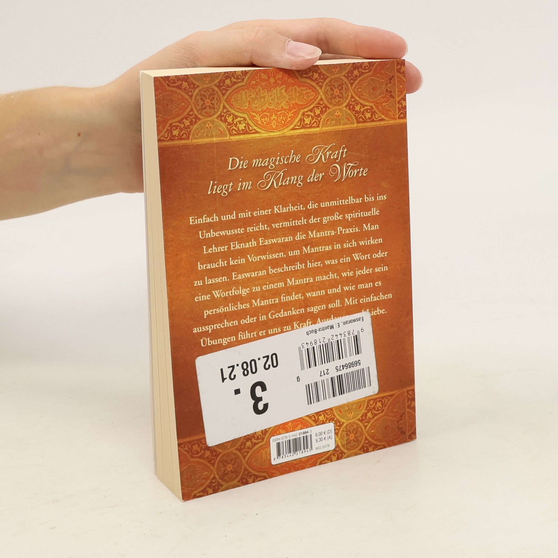 Easwaran Eknath Das Mantra-Buch