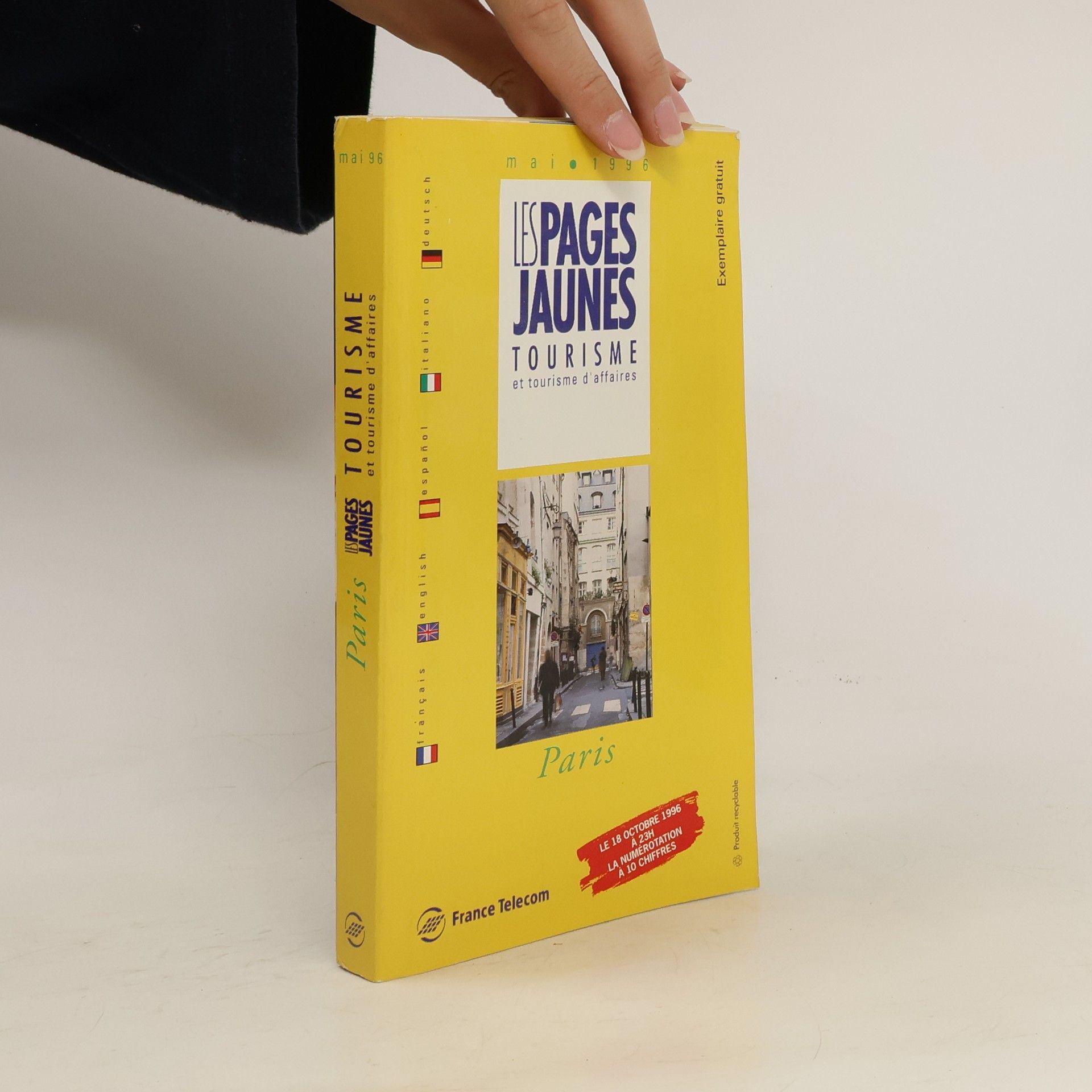 Collectif d'auteurs Les Pages Jaunes Tourisme 5/1996