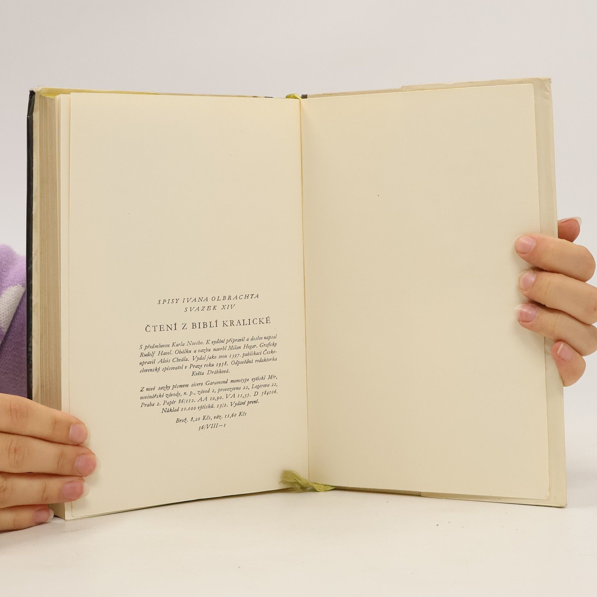 Ivan Olbracht Čtení z Biblí kralické