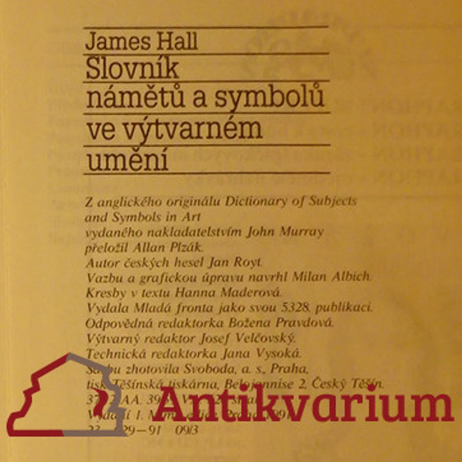 James Hall Slovník námětů a symbolů ve výtvarném umění