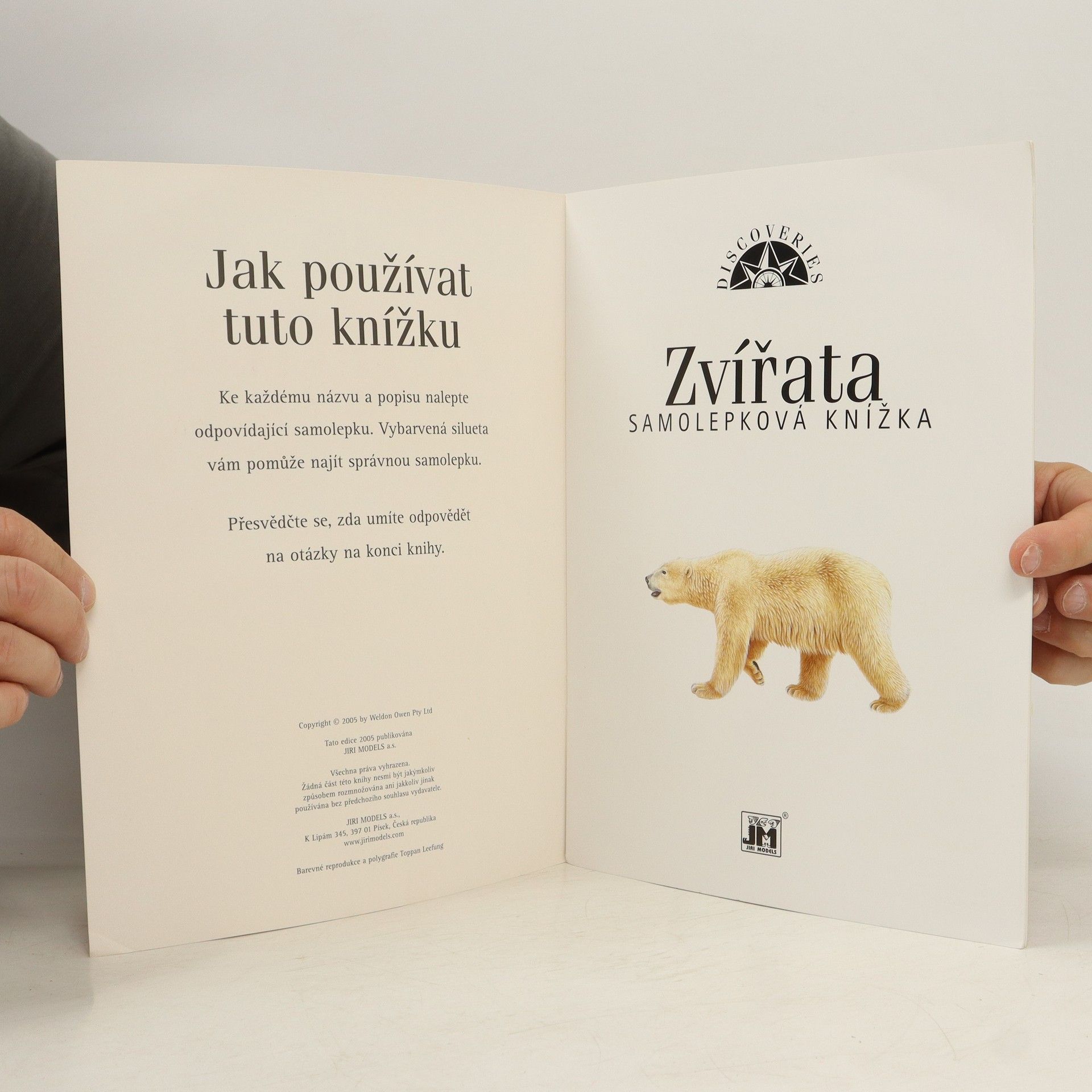 Kolektiv autorů Zvířata samolepková knížka