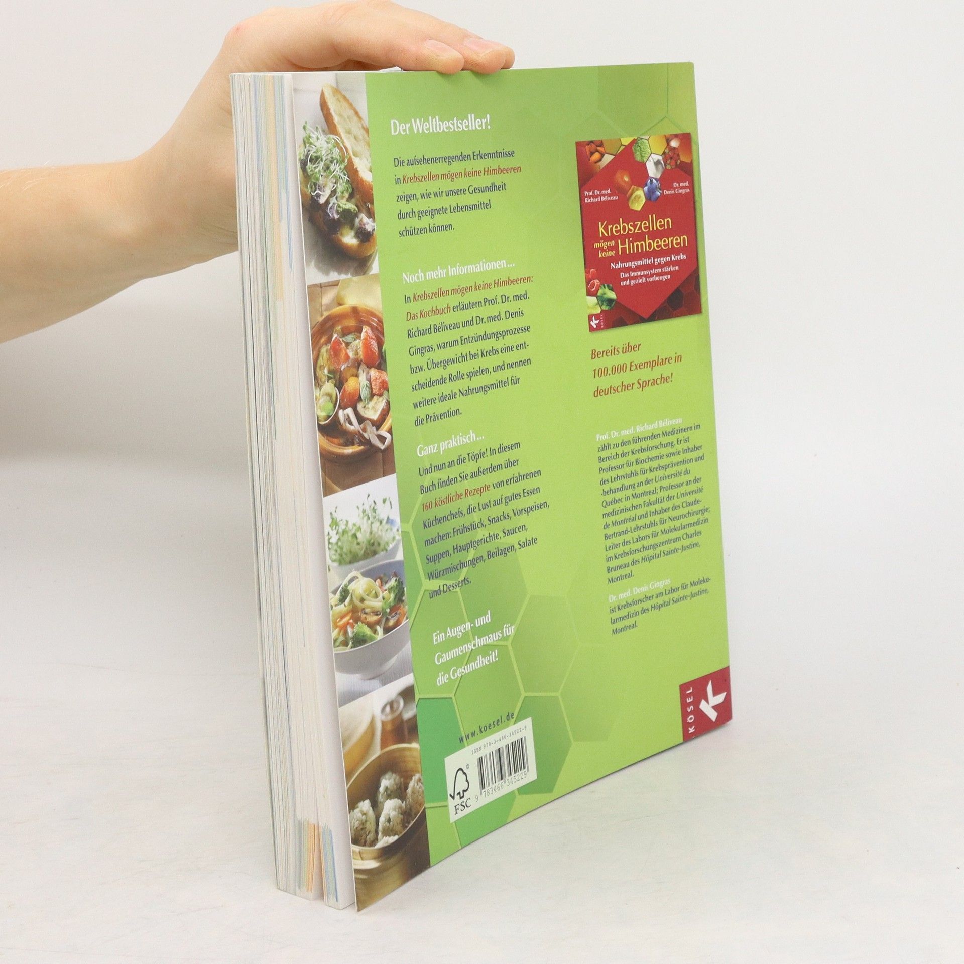 Richard Béliveau Krebszellen mögen keine Himbeeren - das Kochbuch