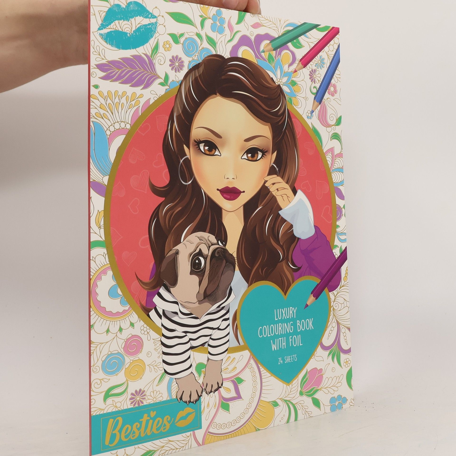 Auteurscollectief Besties. Luxury Colouring Book with Foil