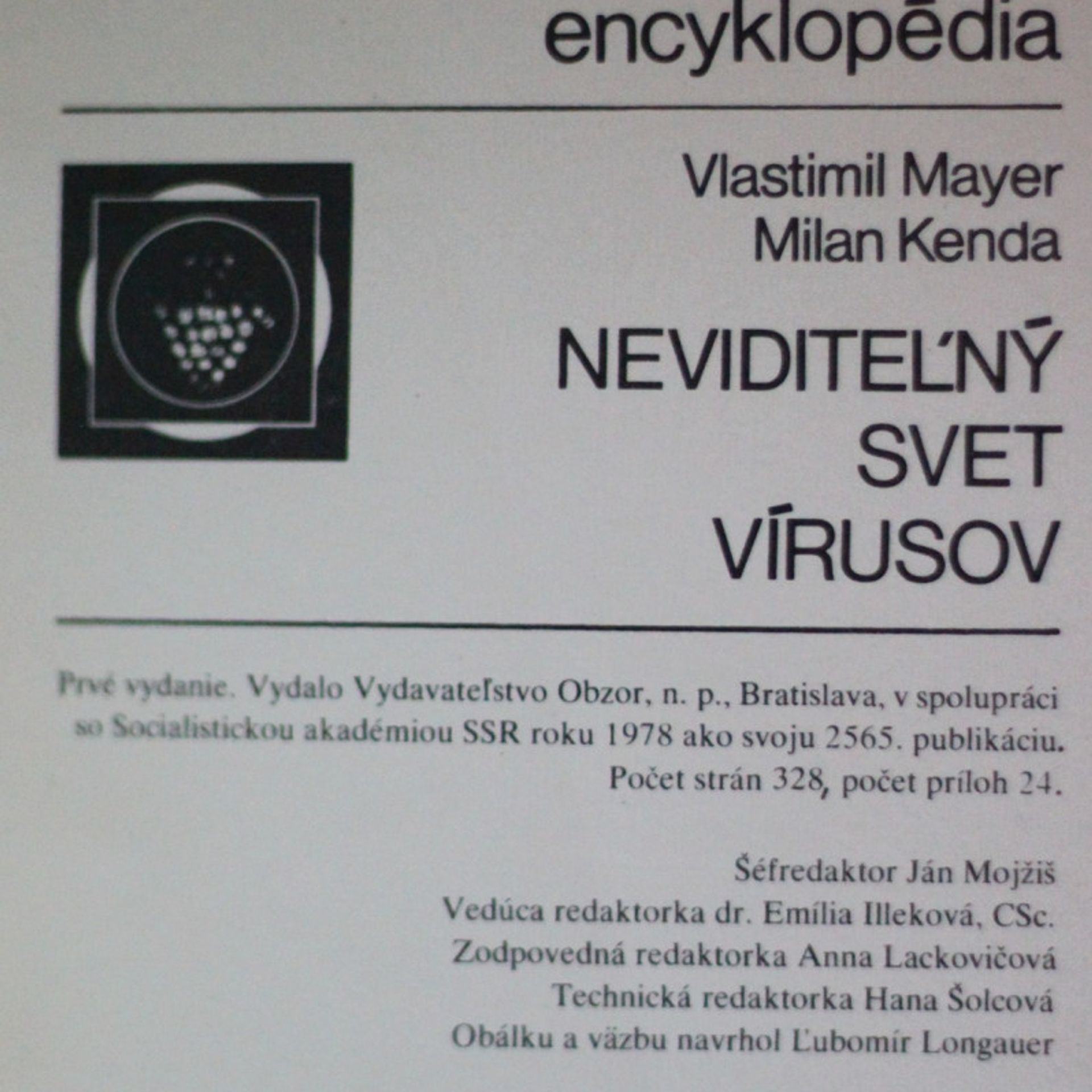 Vlastimil Mayer Neviditeľný svet vírusov