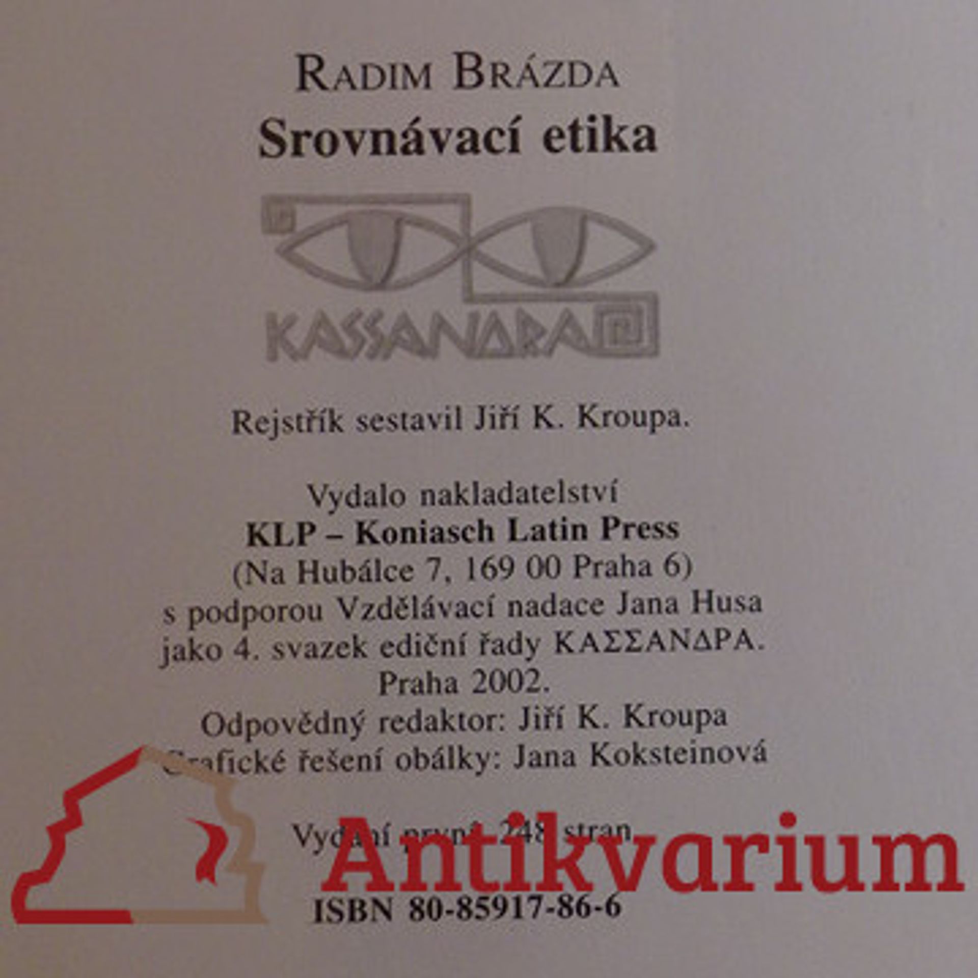 Radim Brázda Srovnávací etika