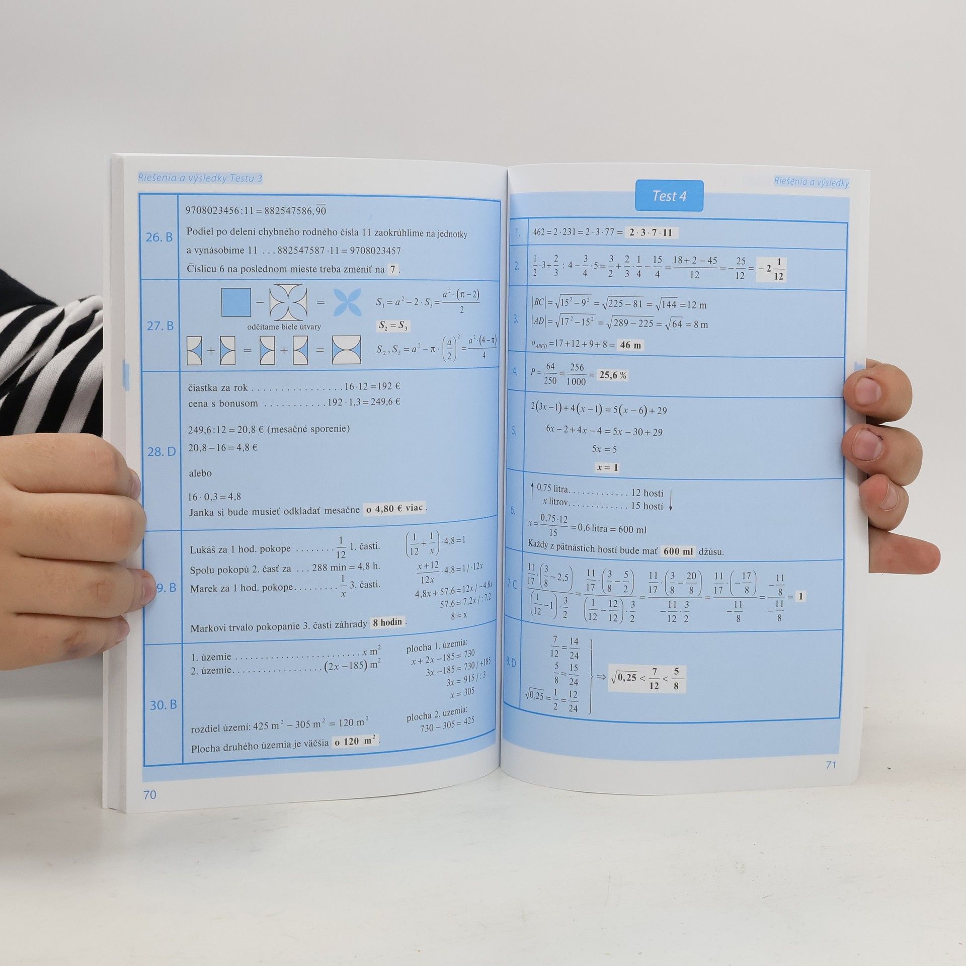 Autorenkollektiv Testy test MONITOR Matematika