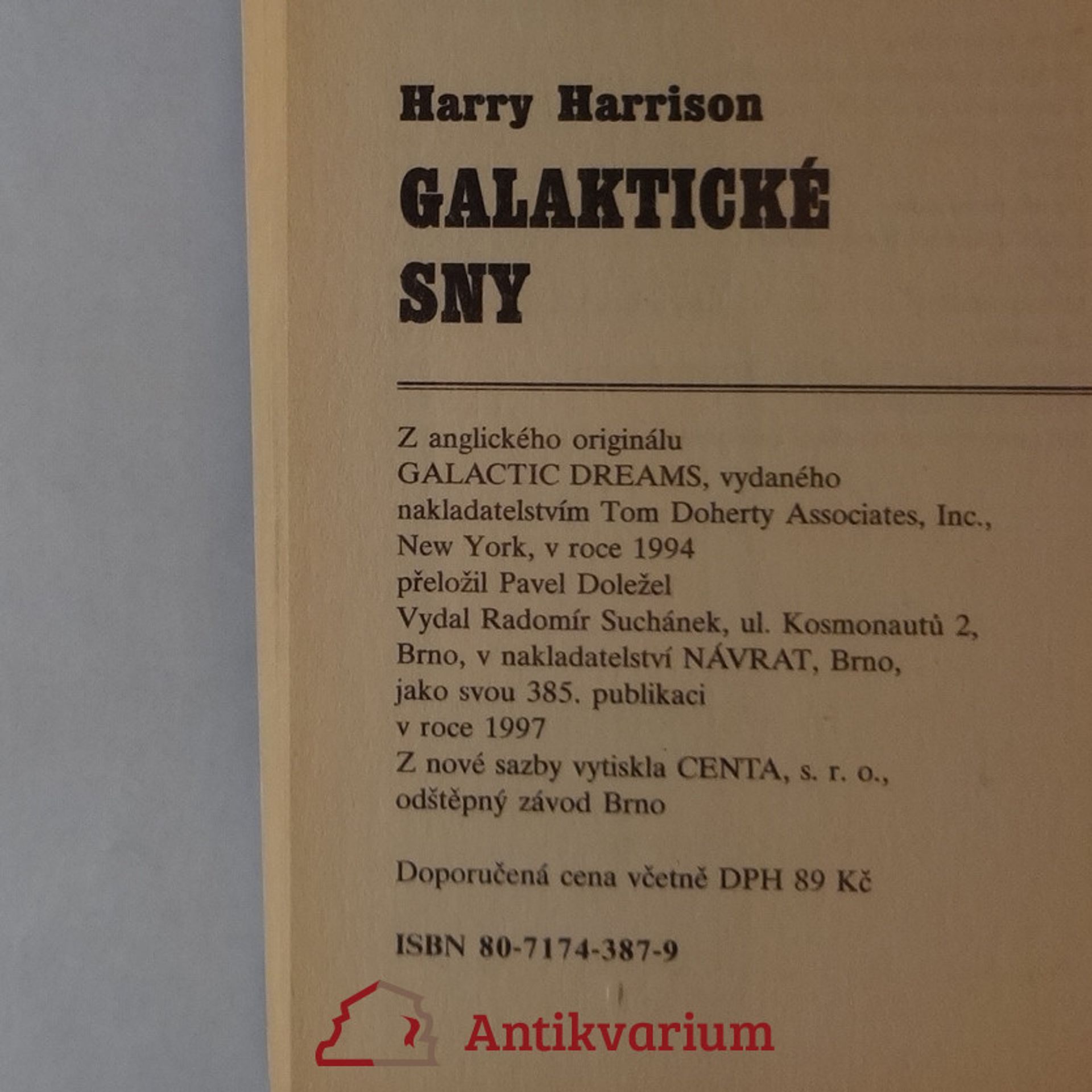 Harry Harrison Galaktické sny