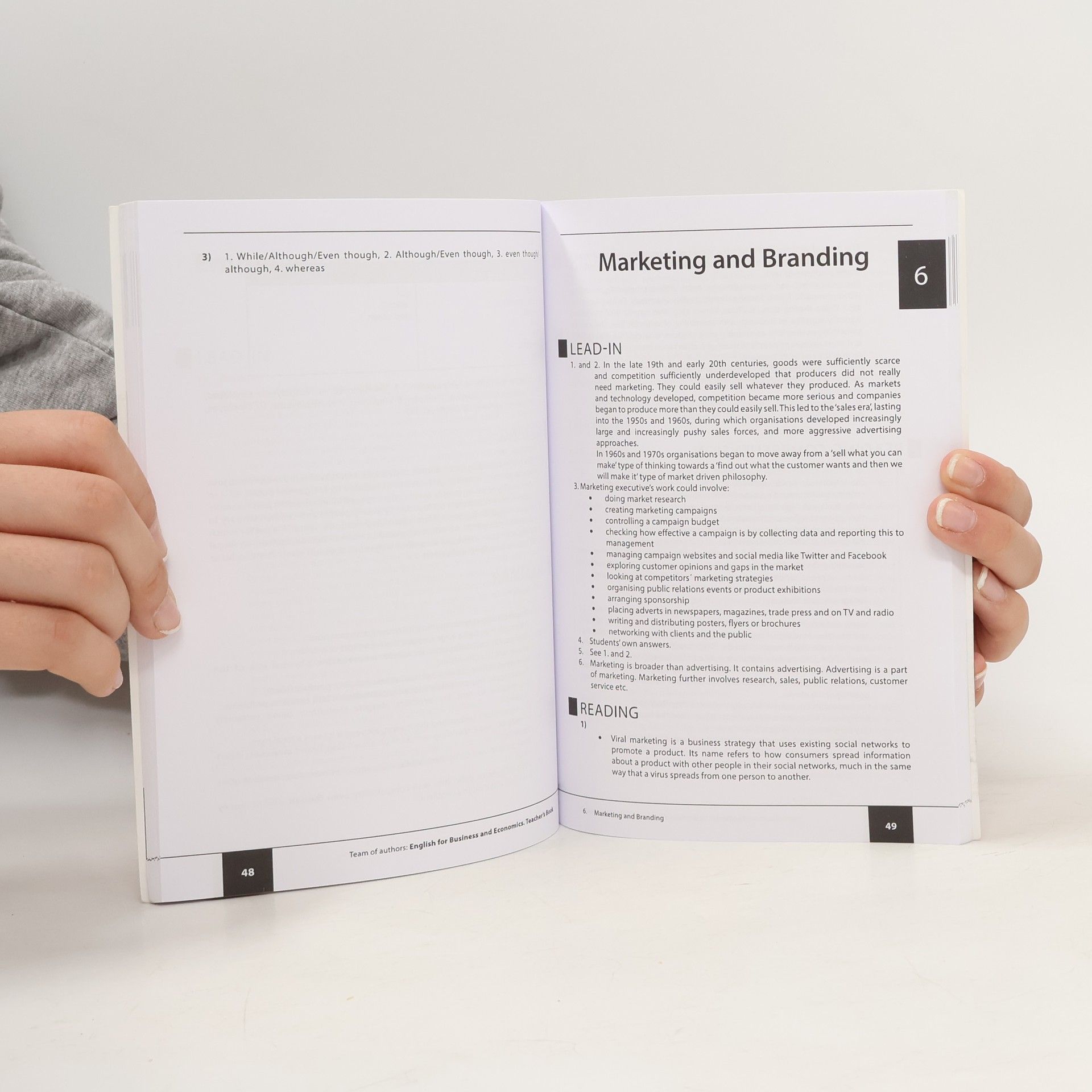 Kolektiv autorů English for Business and Economics. Teacher's Book