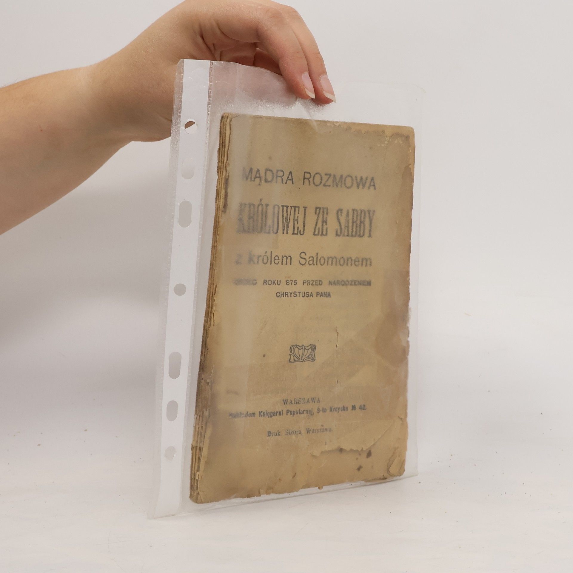 Madra Rozmowa Królowej ze Sabby z królem Salomonem