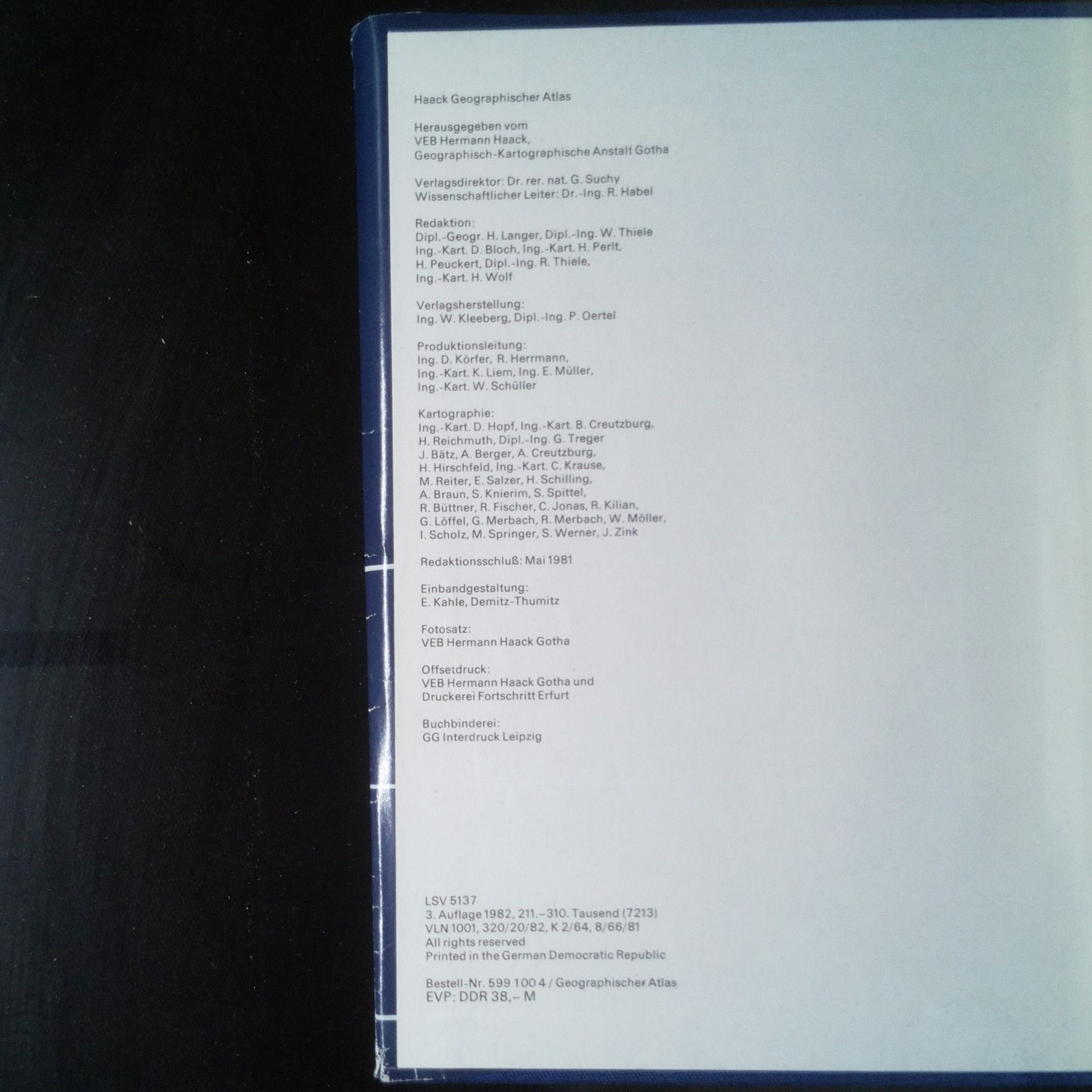 Collectif d'auteurs Haack Geographischer Atlas