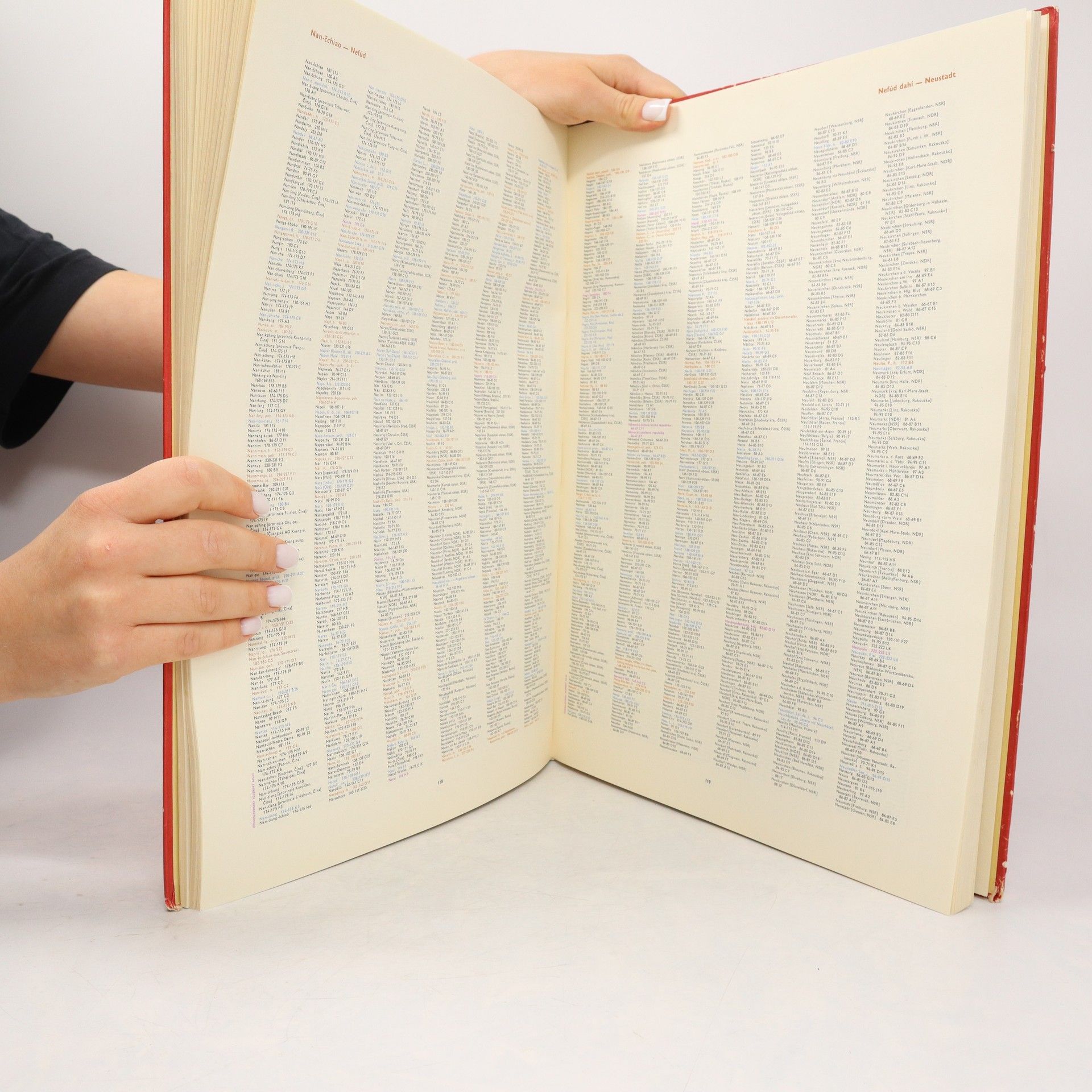 Autorenkollektiv Československý vojenský atlas. Seznam názvů
